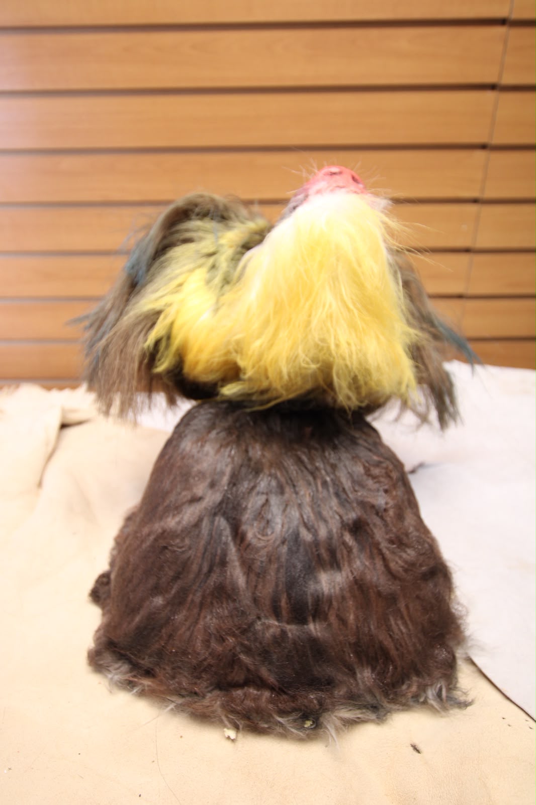 FHRBB09 - Reproduction mandrill monkey taxidermy mount