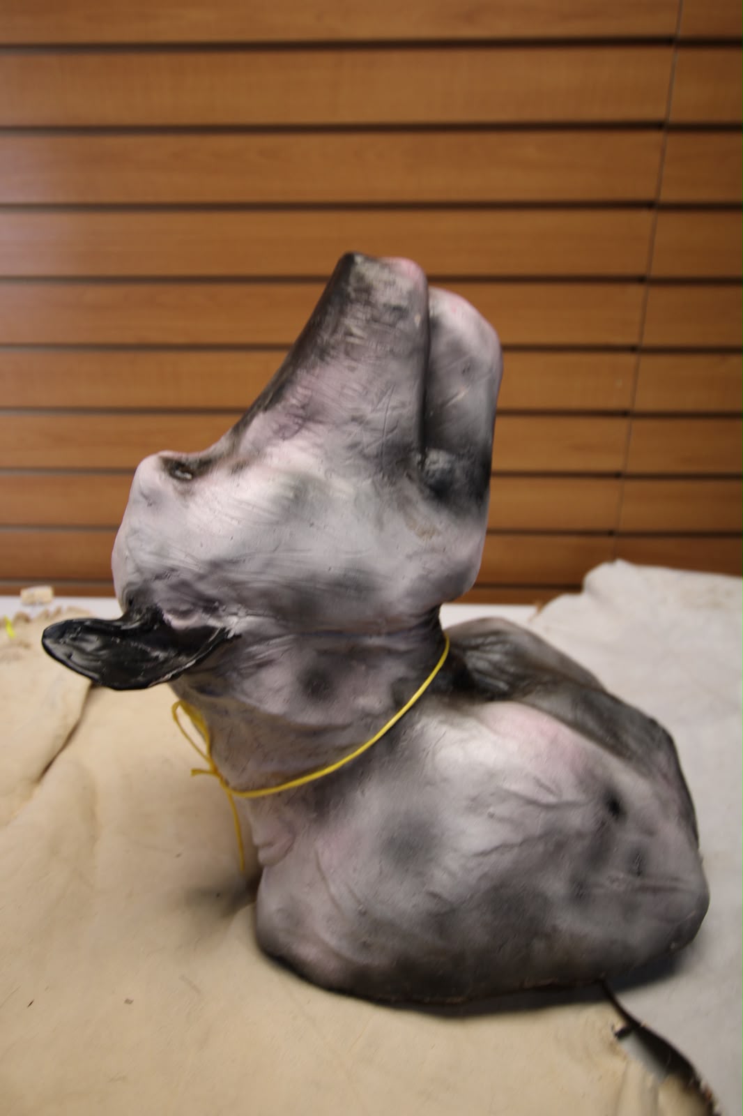 FHBB07 - reproduction Artisanal Taxidermy Dog Specimen