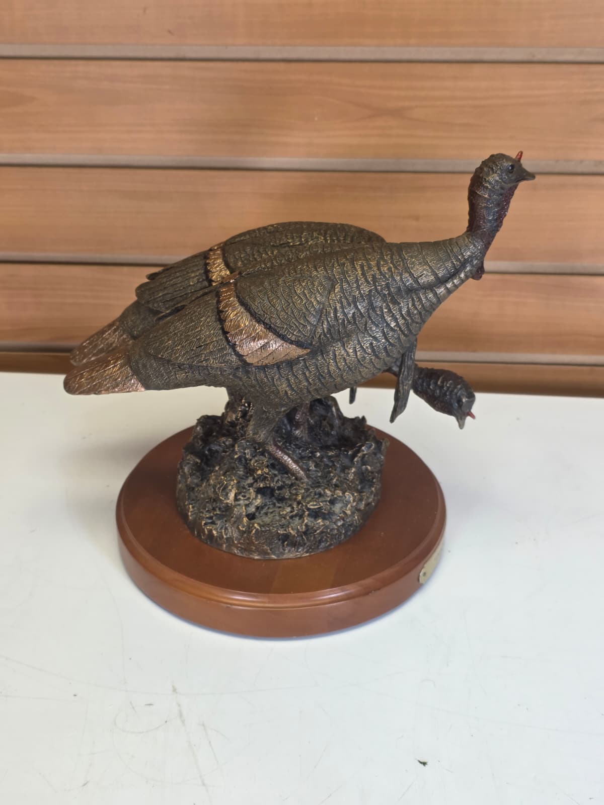 JTV25 - Double Take Turkey – Big Sky Carvers – 9" – Bronze Finish