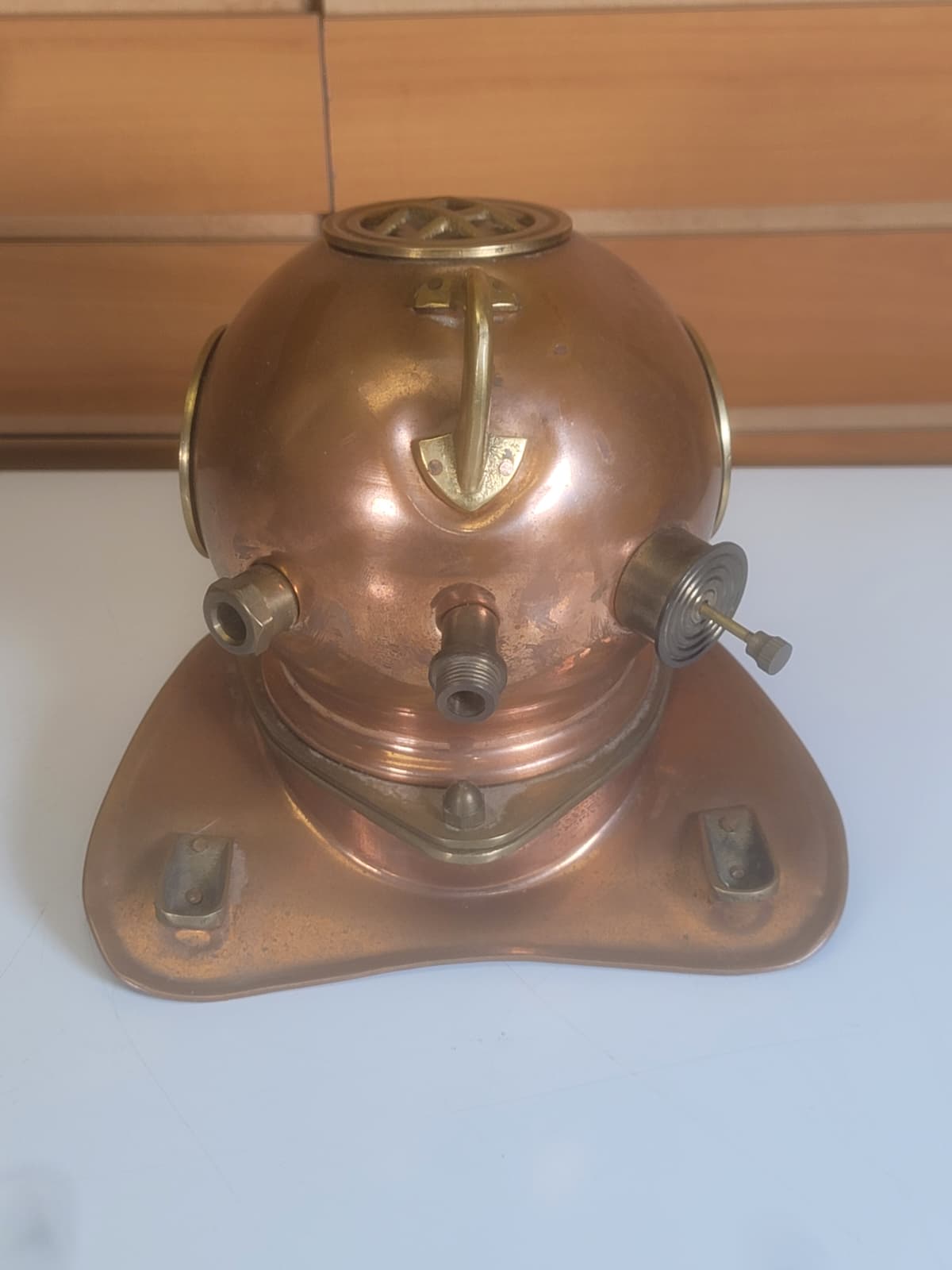 FHBR7 - Vintage Deep Sea Diving Helmet – Classic Copper Diver Helmet