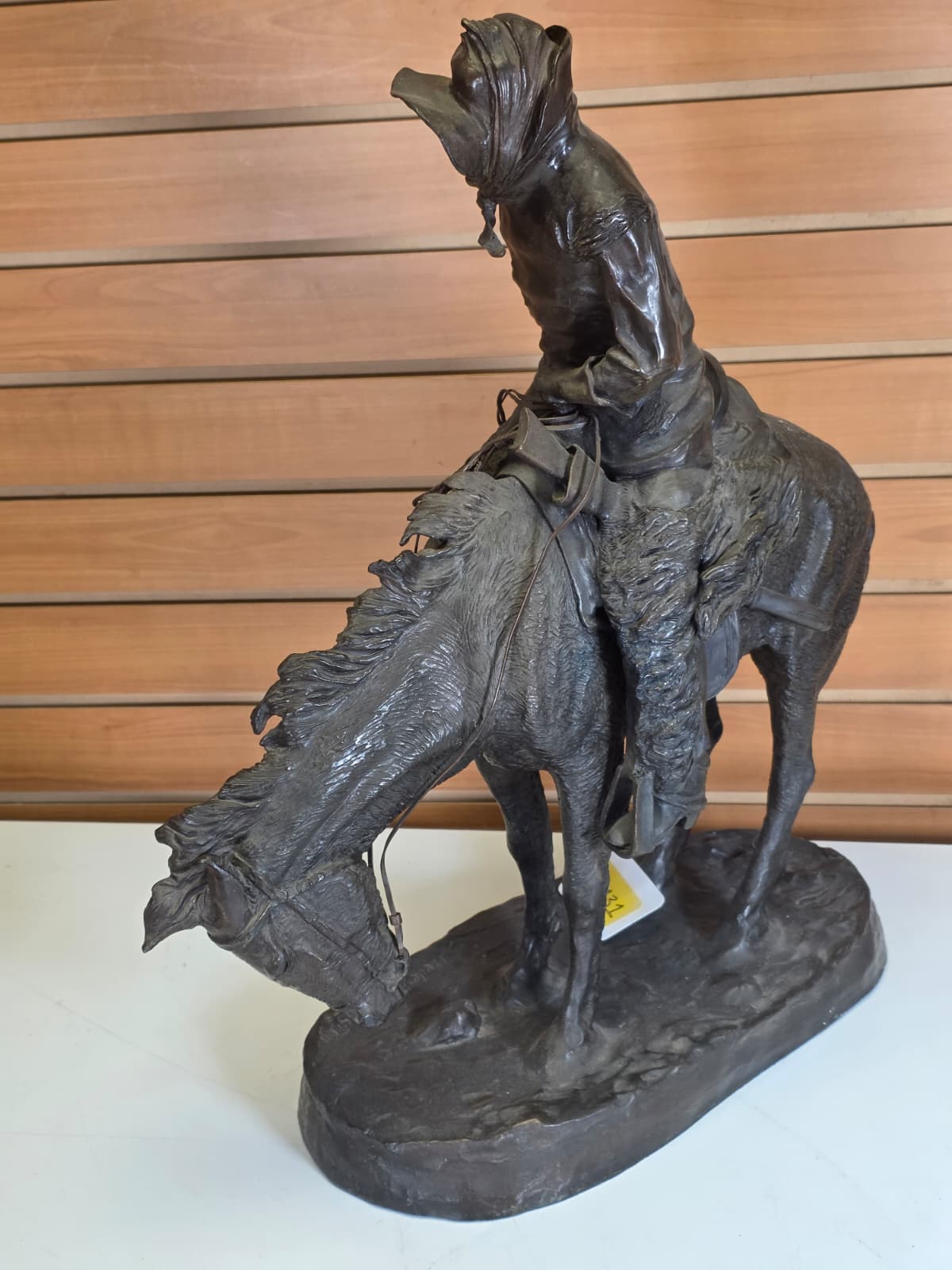 JTV131 - Frederic Remington Heavy Bronze Sculpture – 20