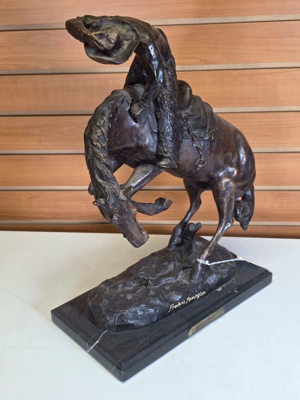 JTV133 - Rattlesnake Bronze Sculpture – Frederic Remington