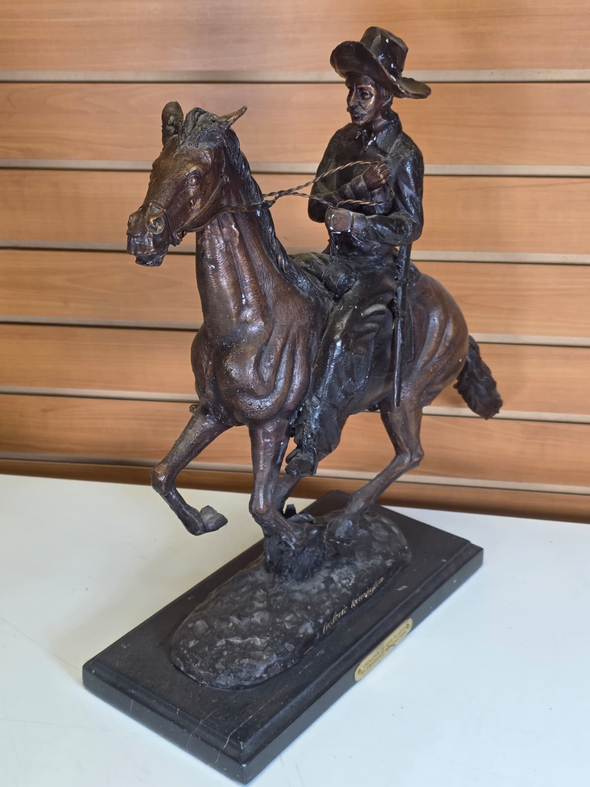 JTV120 - Bronze Trooper of the Plains – Frederic Remington – 16"