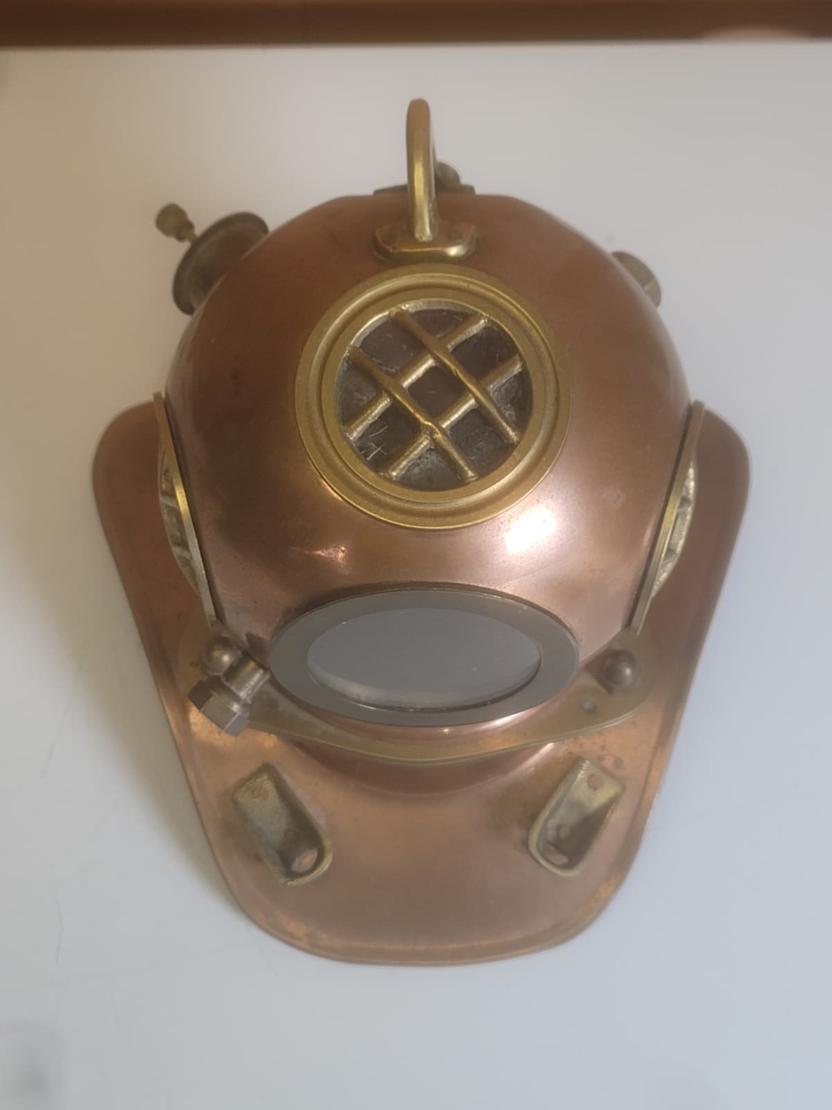 FHBR7 - Vintage Deep Sea Diving Helmet – Classic Copper Diver Helmet