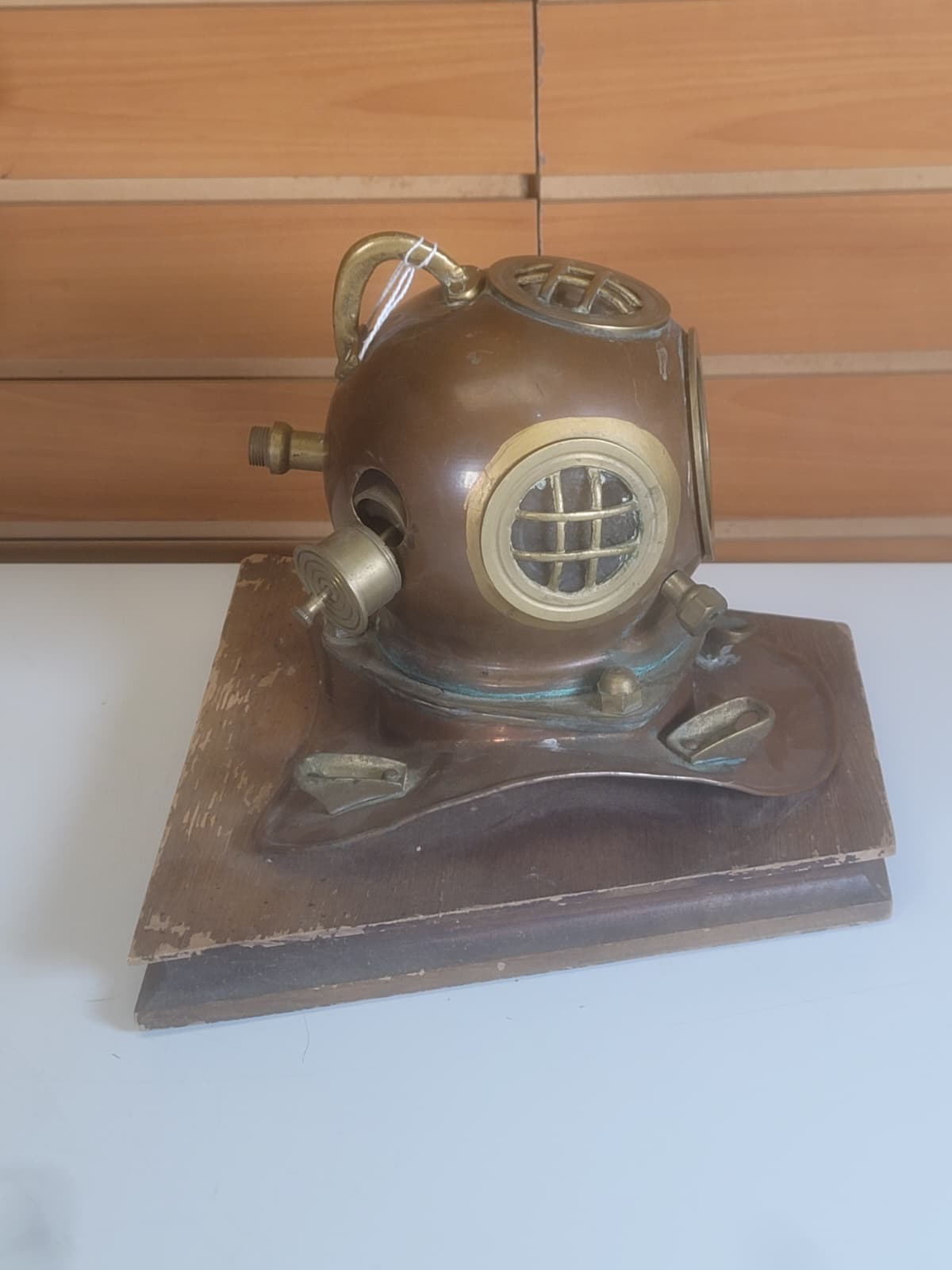 FHBR4 - Vintage Deep Sea Diving Helmet – Classic Copper Diver Helmet