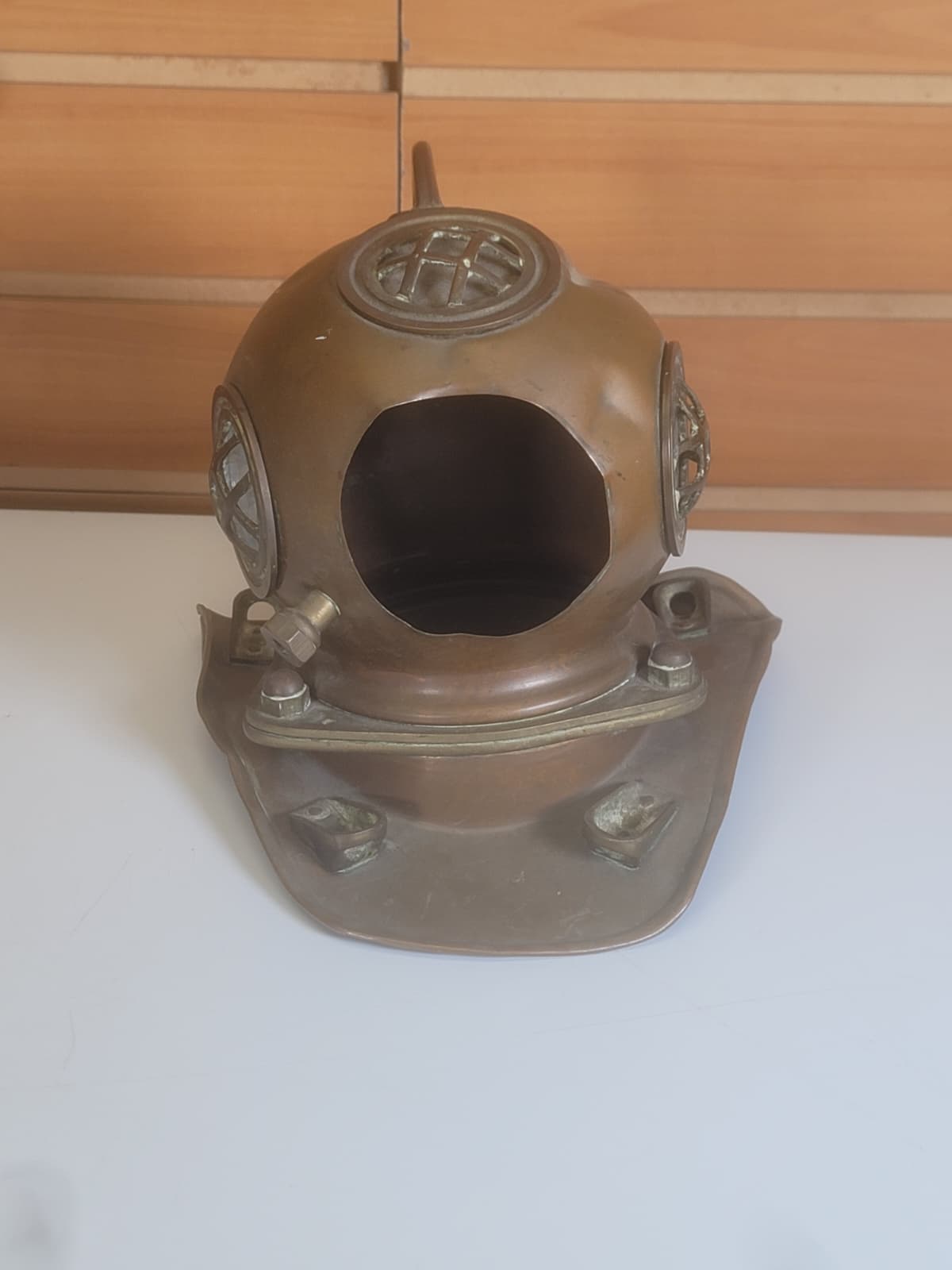 FHBR5 - Vintage Deep Sea Diving Helmet – Classic Copper Diver Helmet