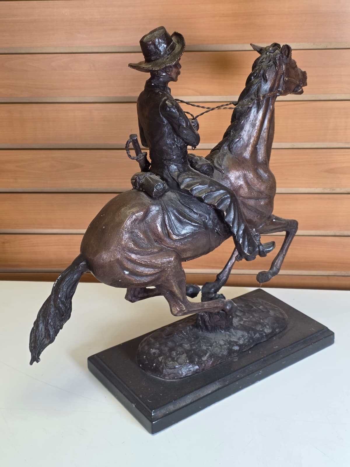 JTV120 - Bronze Trooper of the Plains – Frederic Remington – 16"