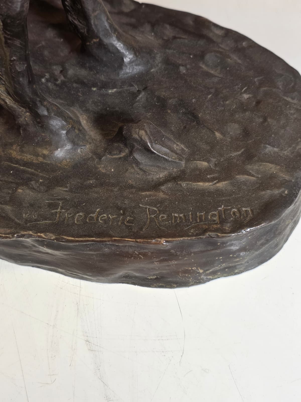 JTV131 - Frederic Remington Heavy Bronze Sculpture – 20