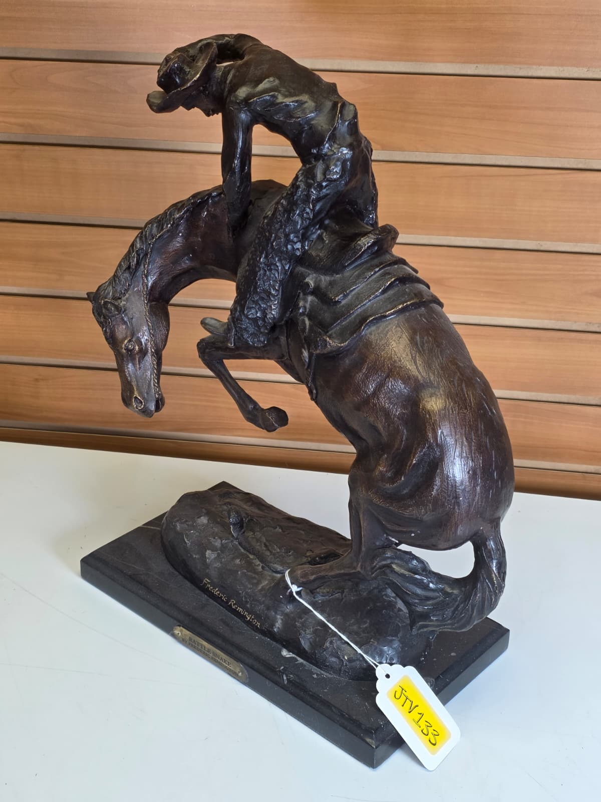 JTV133 - Rattlesnake Bronze Sculpture – Frederic Remington