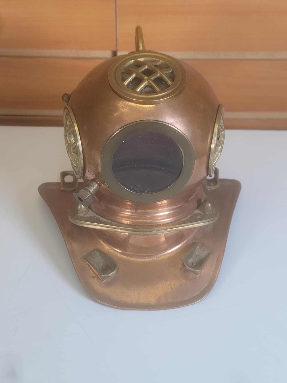 FHBR7 - Vintage Deep Sea Diving Helmet – Classic Copper Diver Helmet