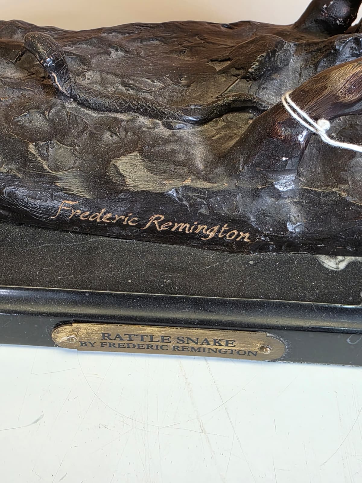 JTV133 - Rattlesnake Bronze Sculpture – Frederic Remington