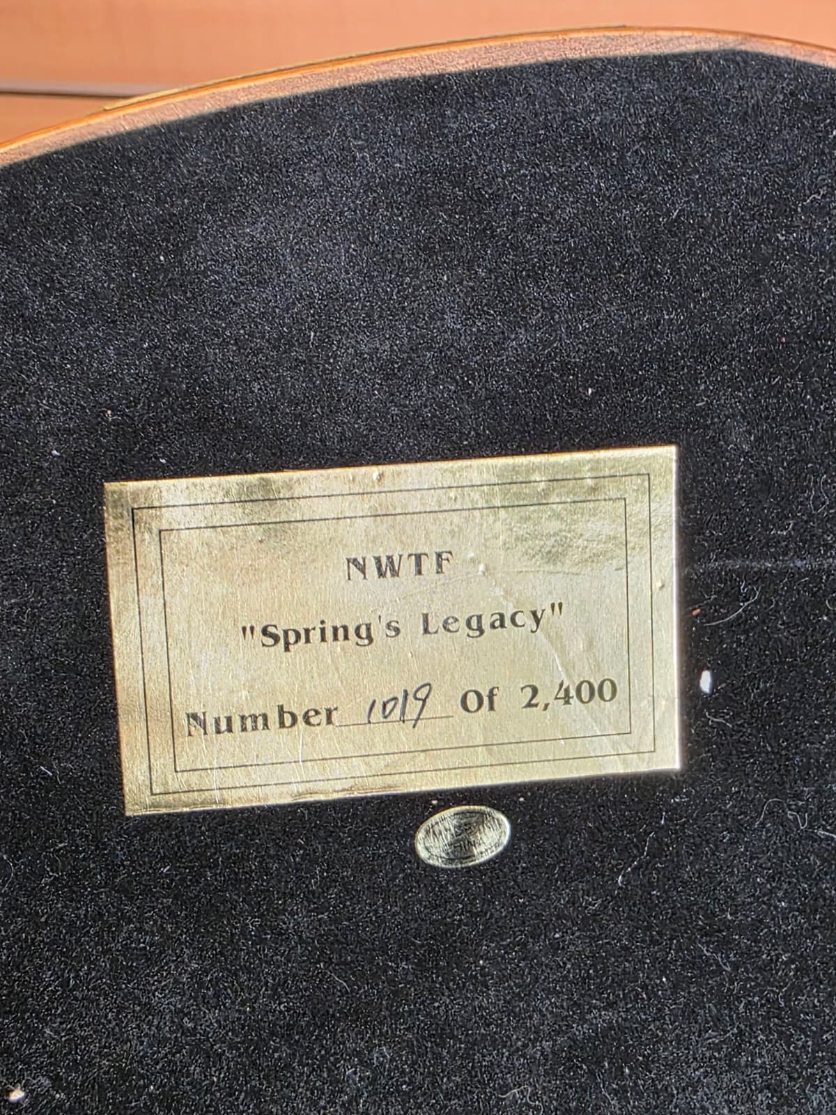 JTV127 -Springs Legacy Sculpture – Greg O’Neal – National Turkey Federation – 14½"