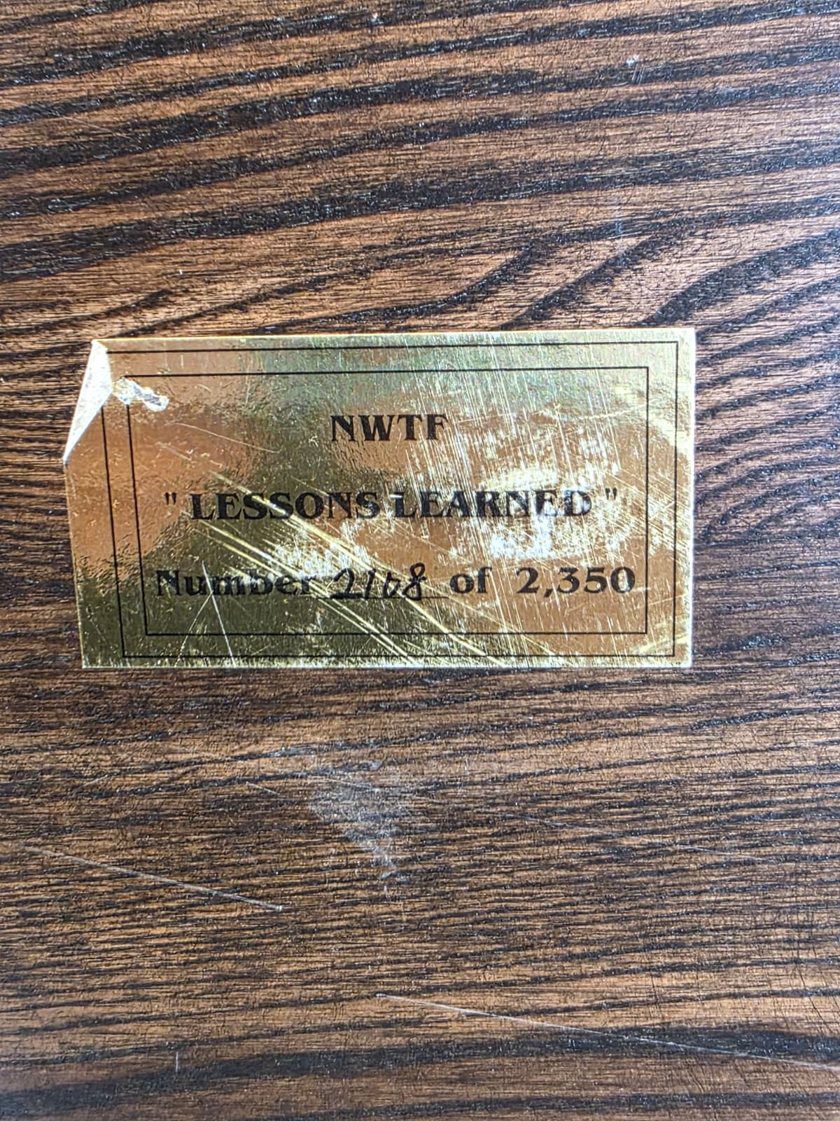 JTV124 - Lessons Learned Statue – National Turkey Federation – 10" Tall