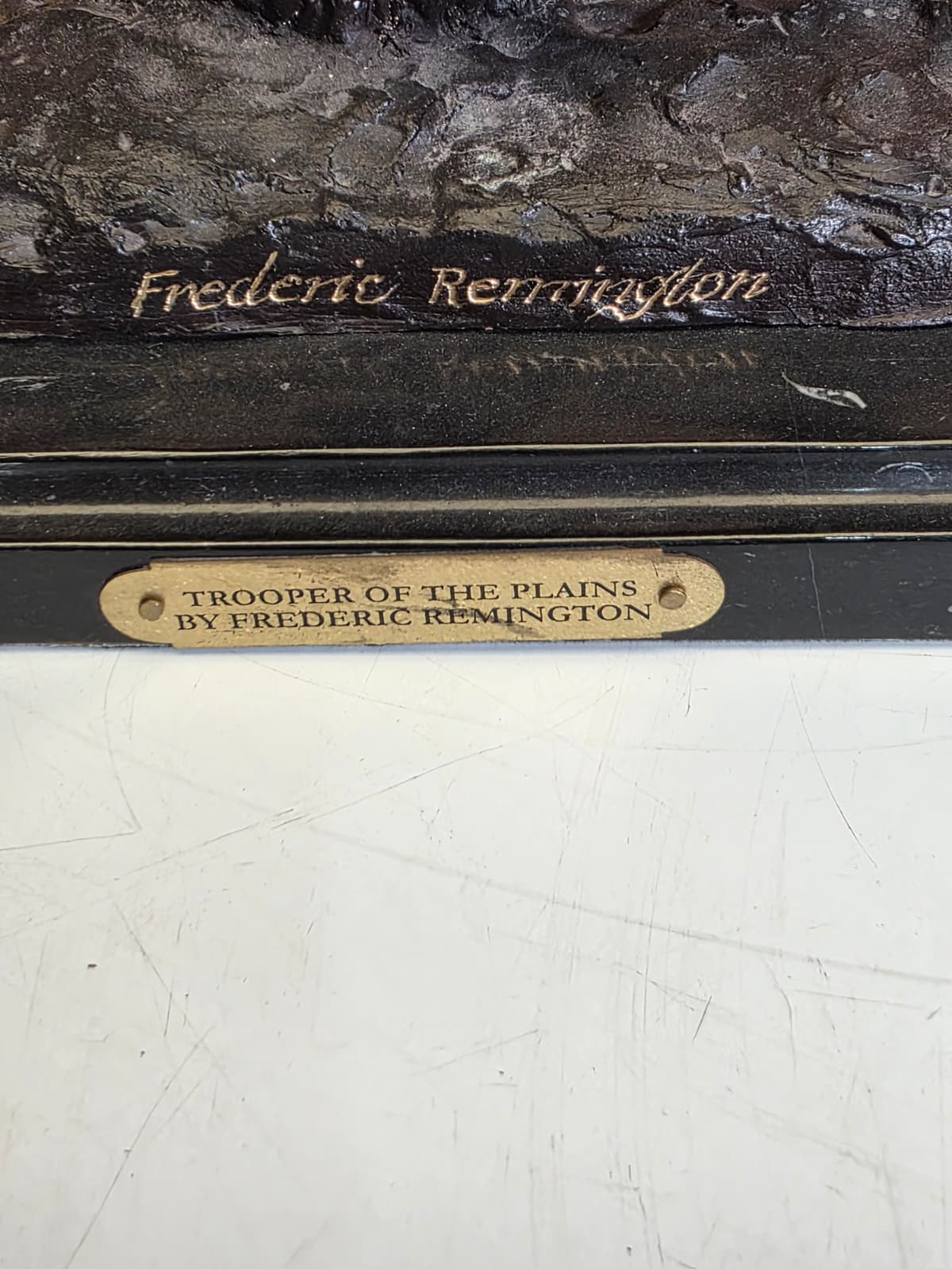 JTV120 - Bronze Trooper of the Plains – Frederic Remington – 16"