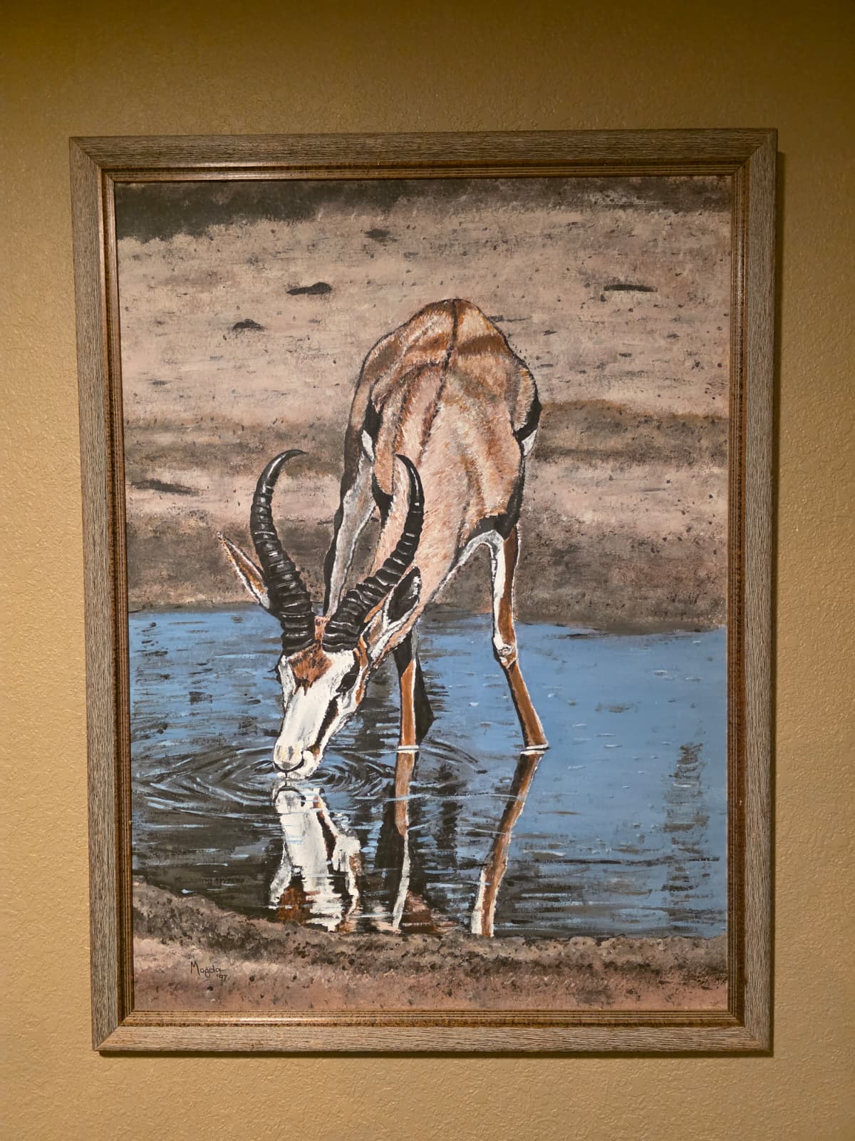 FH1 - Framed Wildlife Art – Antelope