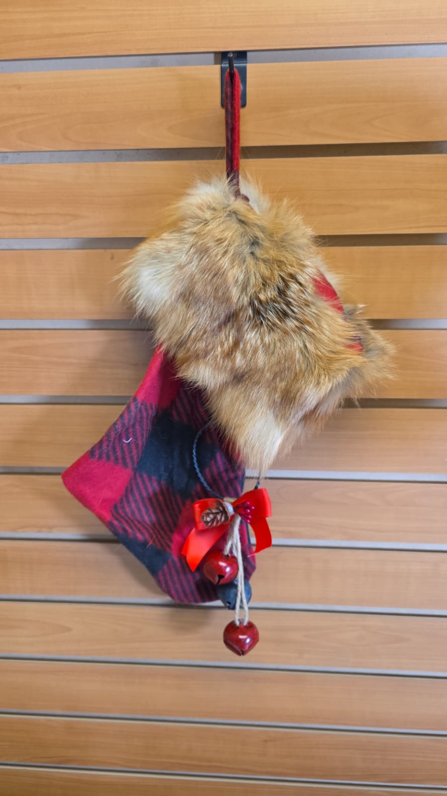 FHSUZ37 - Red Fox – Stocking with Bell