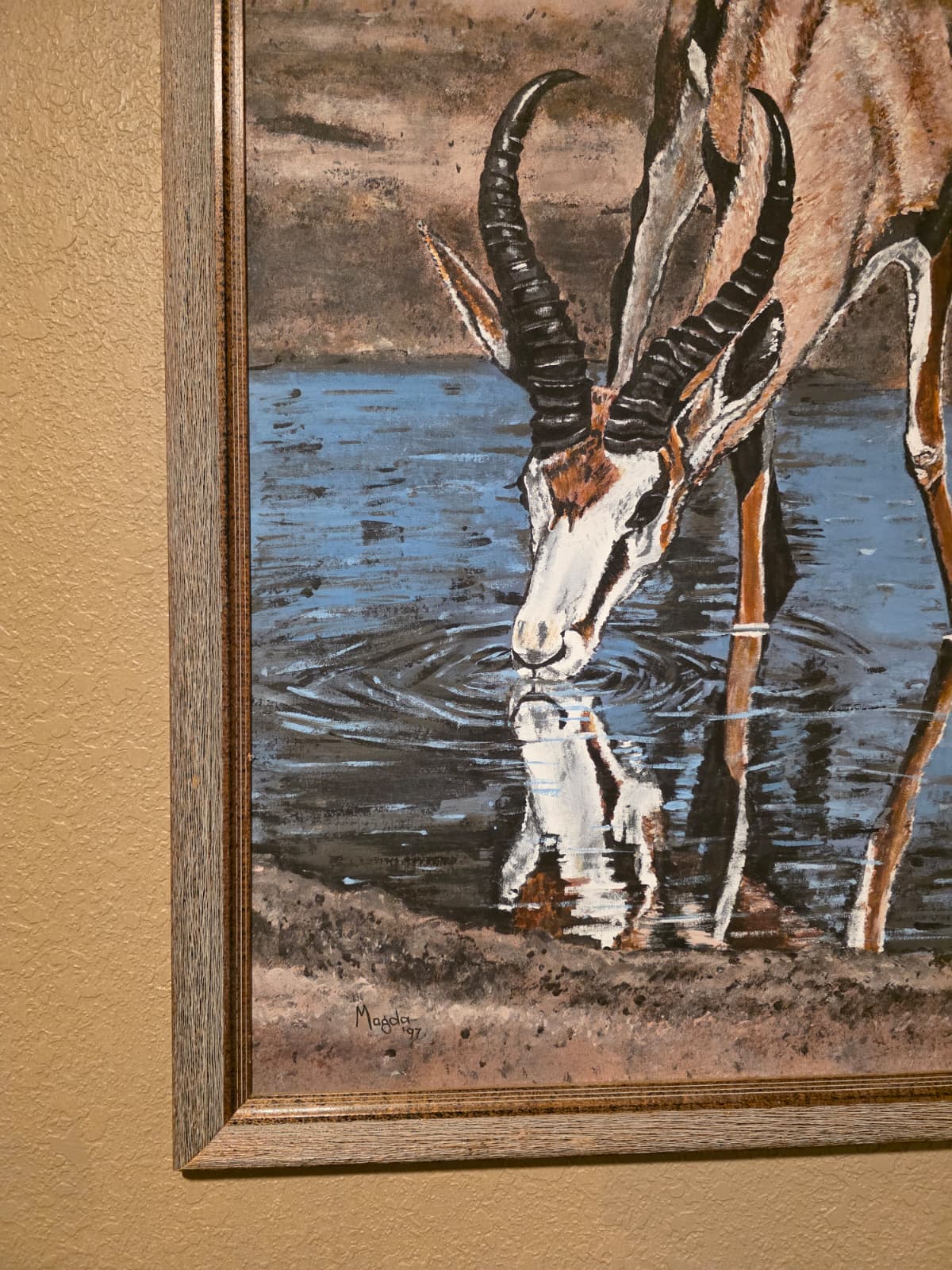 FH1 - Framed Wildlife Art – Antelope