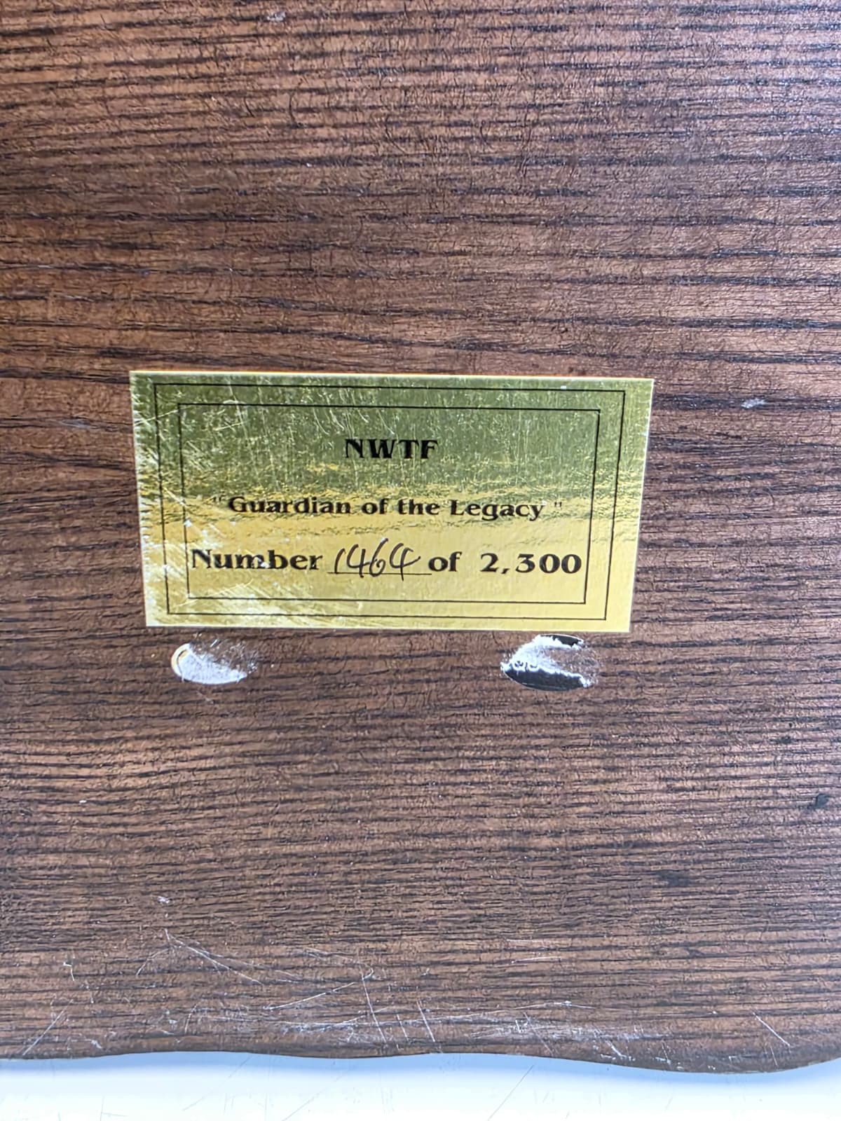 JTV123 - Guardian of the Legacy – National Turkey Federation – 15 × 9" Base, 13" Tall