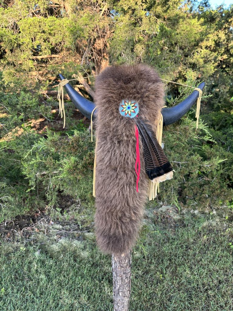 FHKEV1- Ceremonial Buffalo Headress Authentic