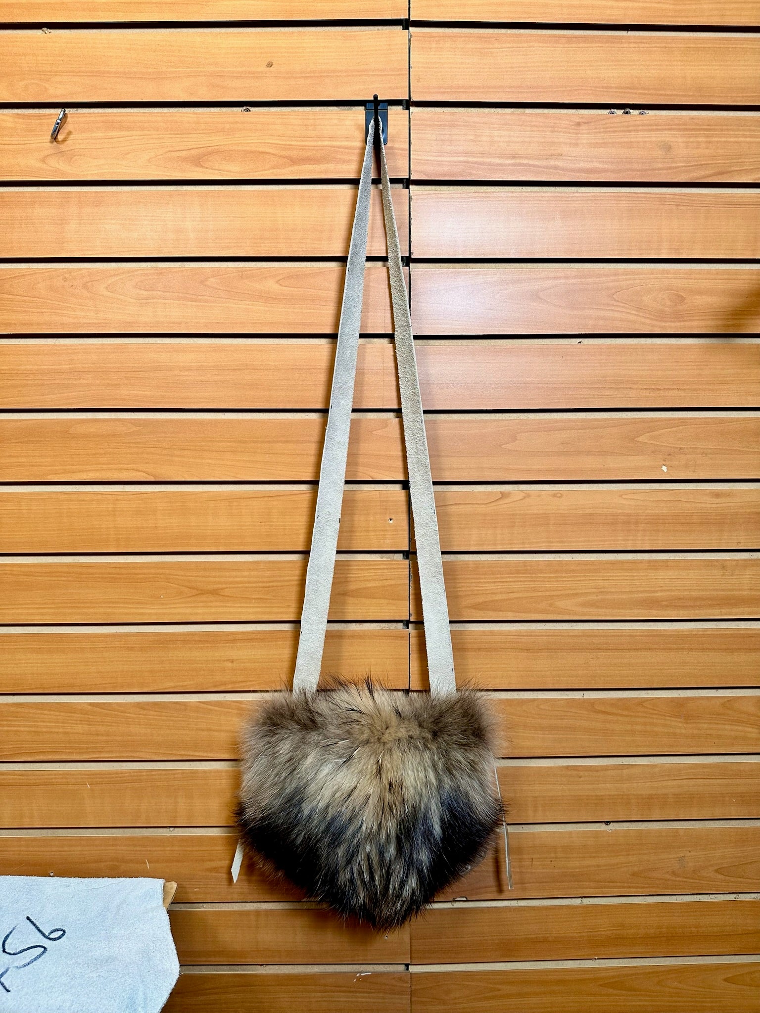 FH223- real fur purse Native American
