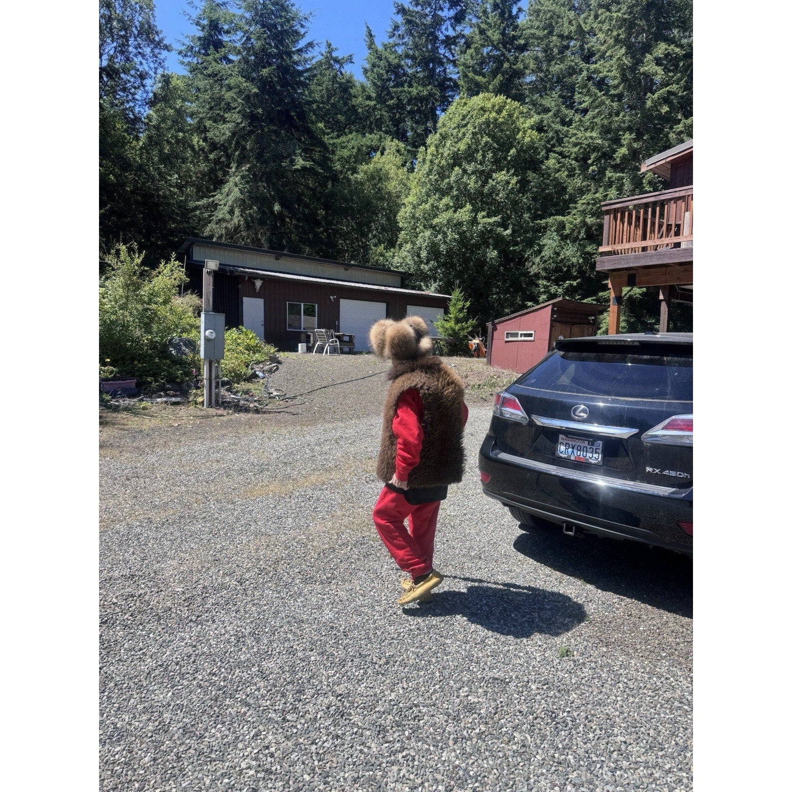 FHBV21 - Real bison / Buffalo Coat Vest Handmade From Real bison