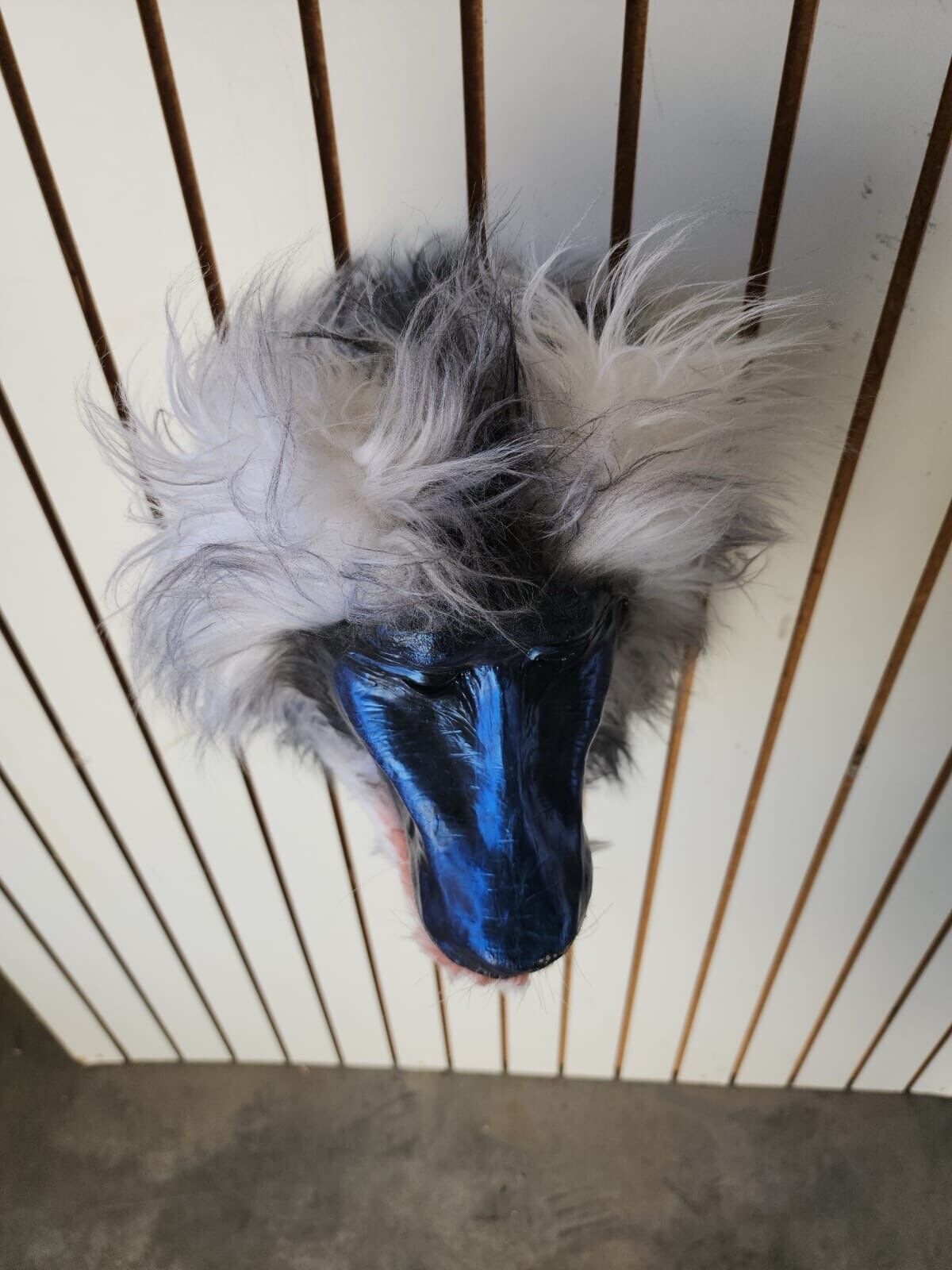 Reproduction Drill Baboon Shoulder Mount Taxidermy