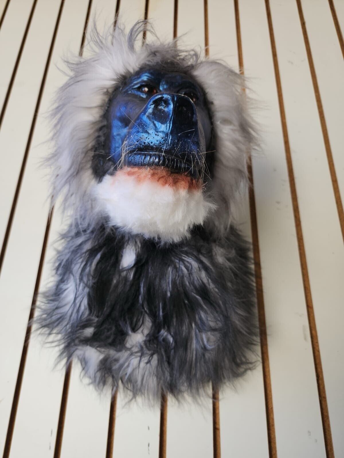 Reproduction Drill Baboon Shoulder Mount Taxidermy