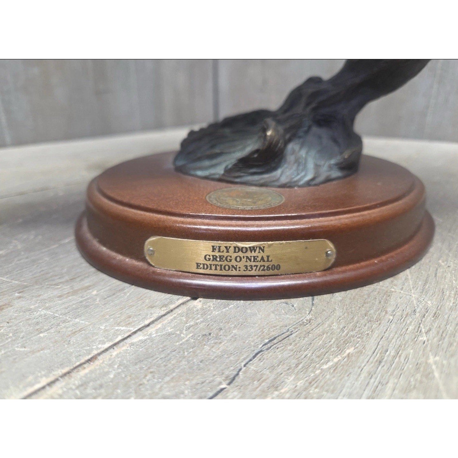 National Wild Turkey Foundation (NWTF) "Flying Down" by Greg O'Neal Bronze #337