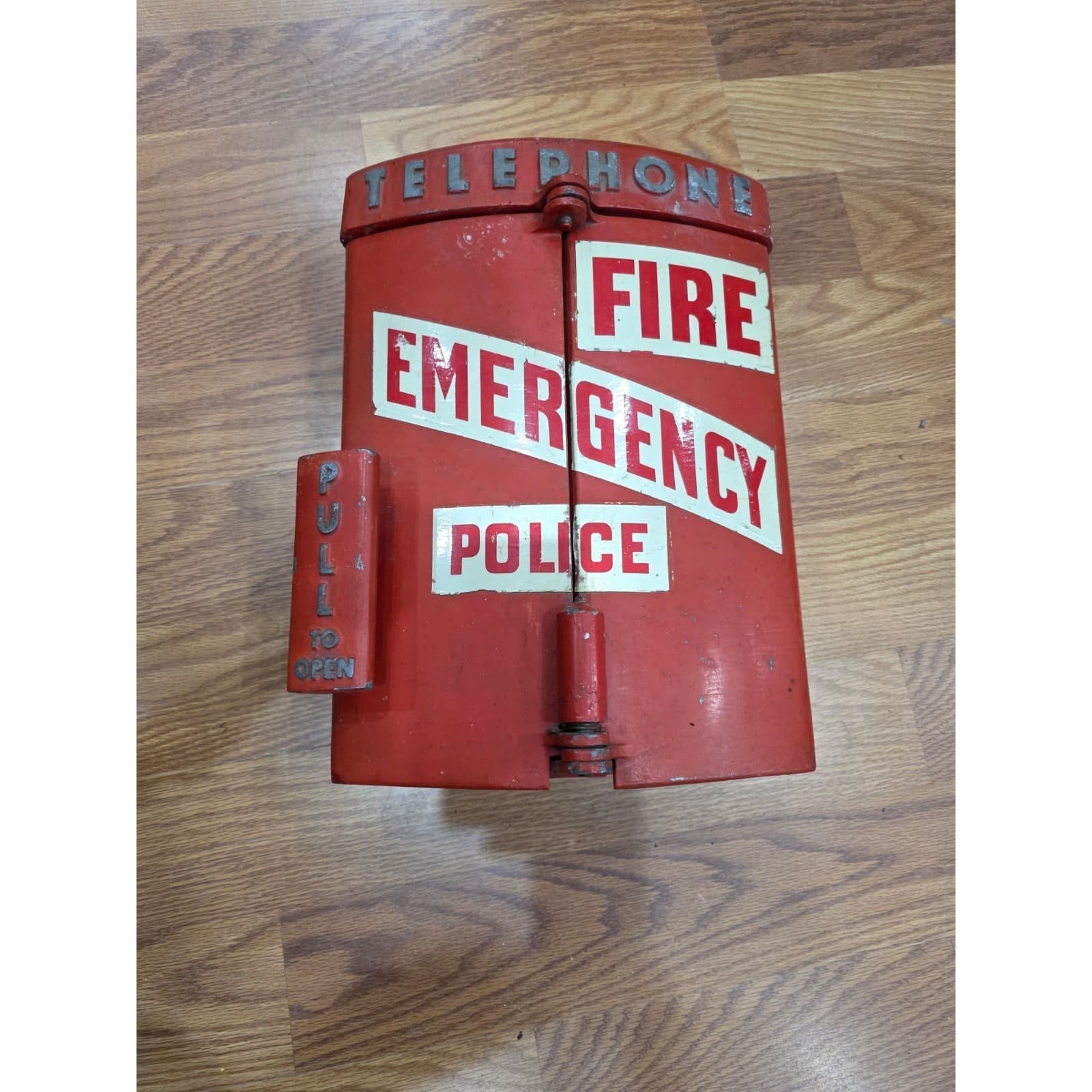 Fhaq6 - Red Cast Aluminum Police / Fire Phone Call Box – Vintage Emergency Co