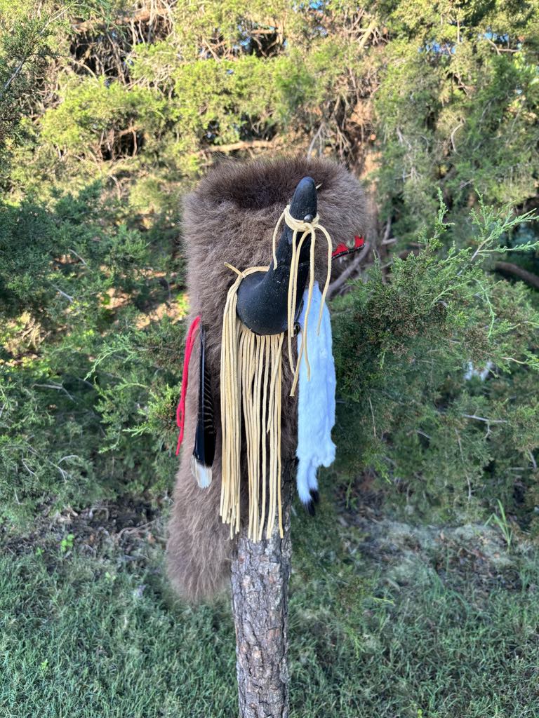 FHKEV1- Ceremonial Buffalo Headress Authentic