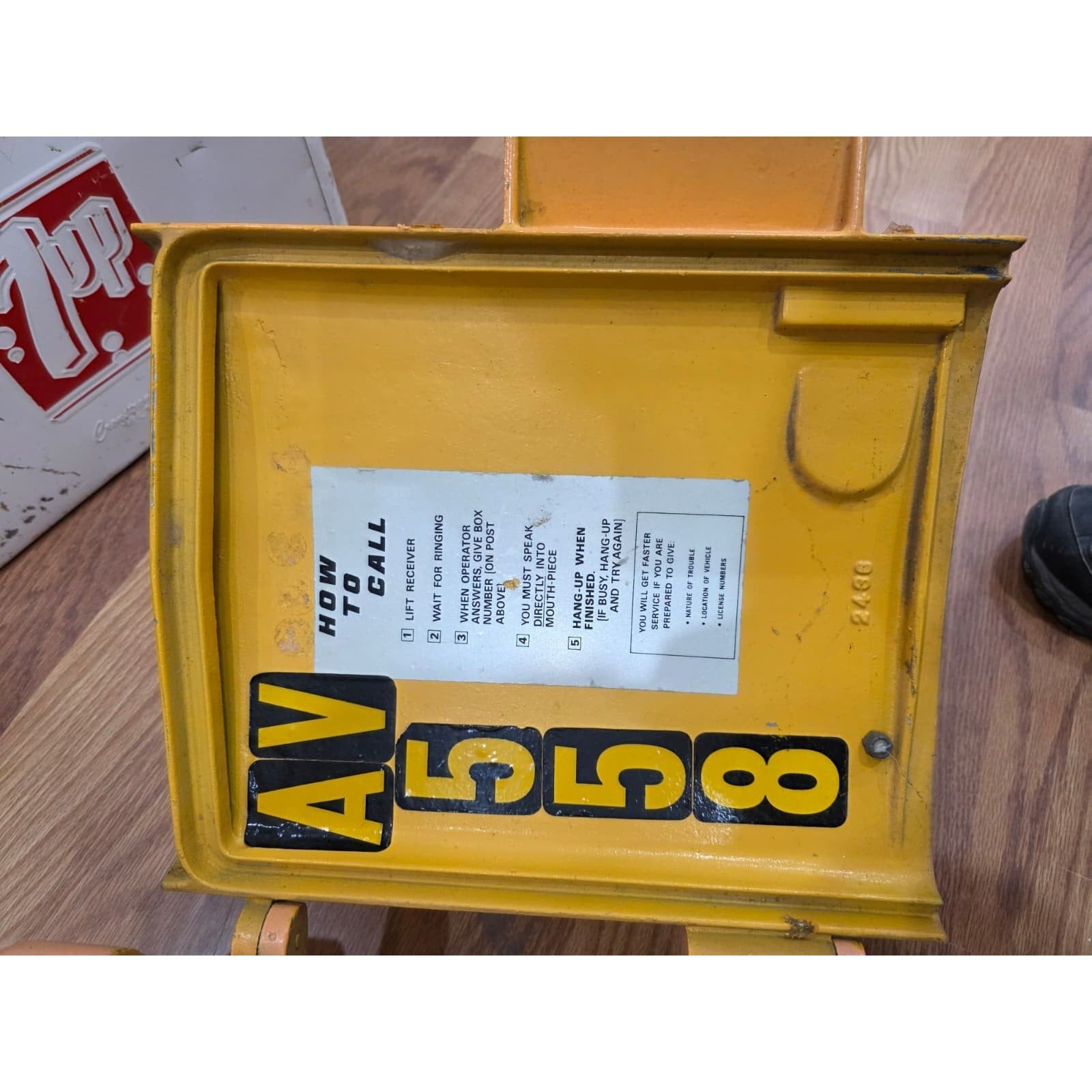 Fhaq2 - VTG Cast Aluminum Phone Box – Vintage Industrial Communication Collectib