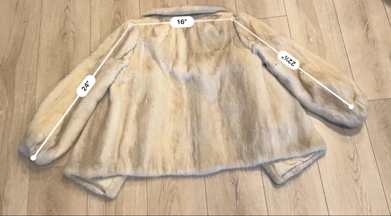 FHCO0825 - Conklin Furs Reno - Women's Vintage Real Fur Coat - Size Small