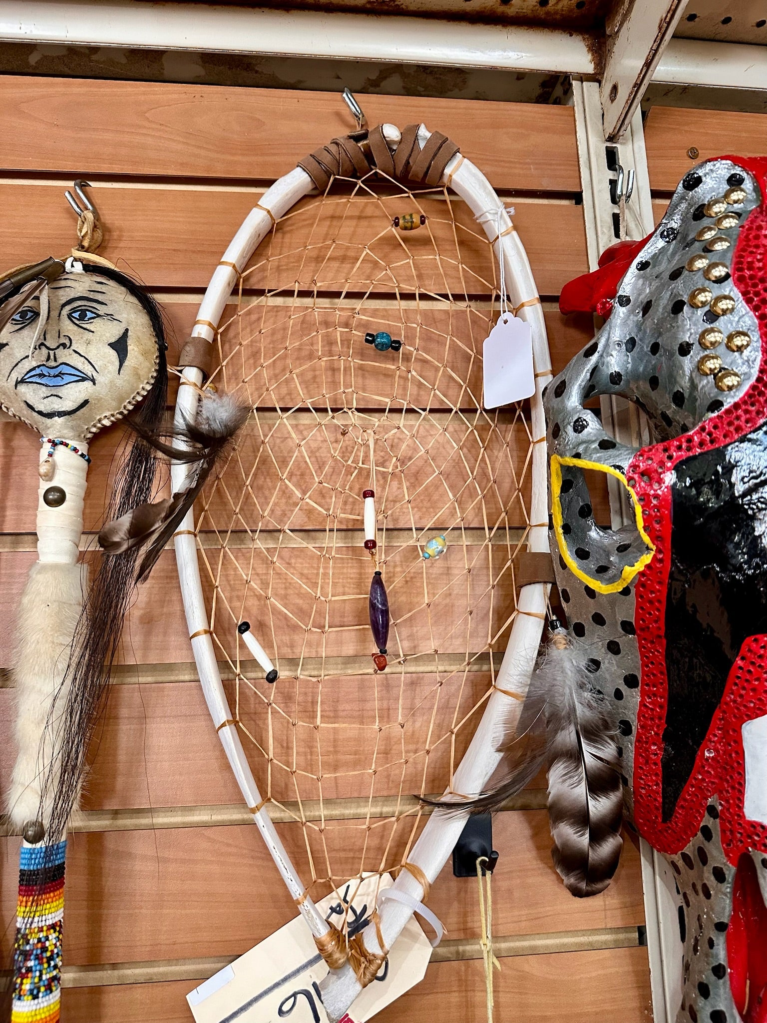 FH221- painted skull ceremonial native American