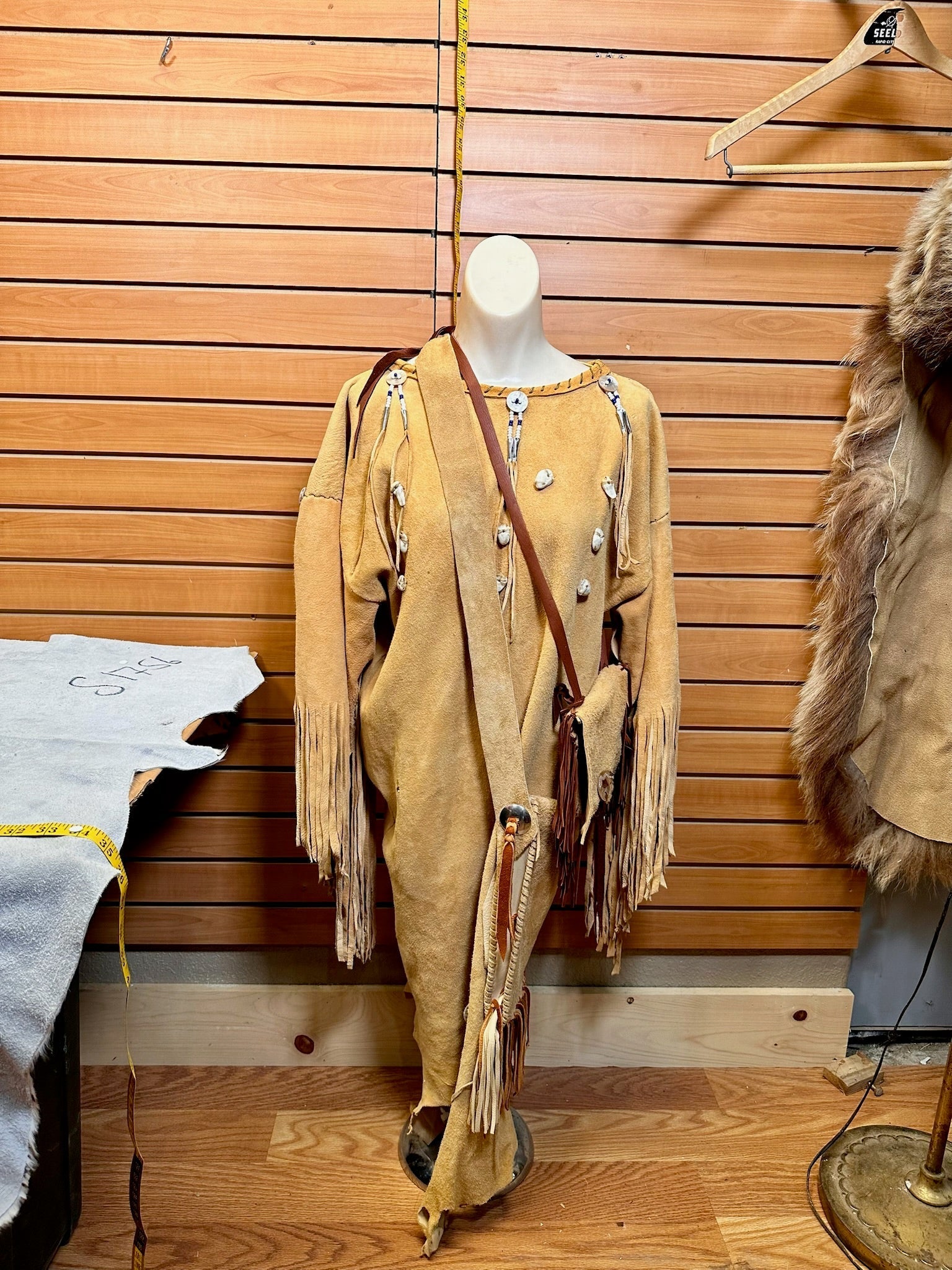 FH222- Native American Dress hand-sewn