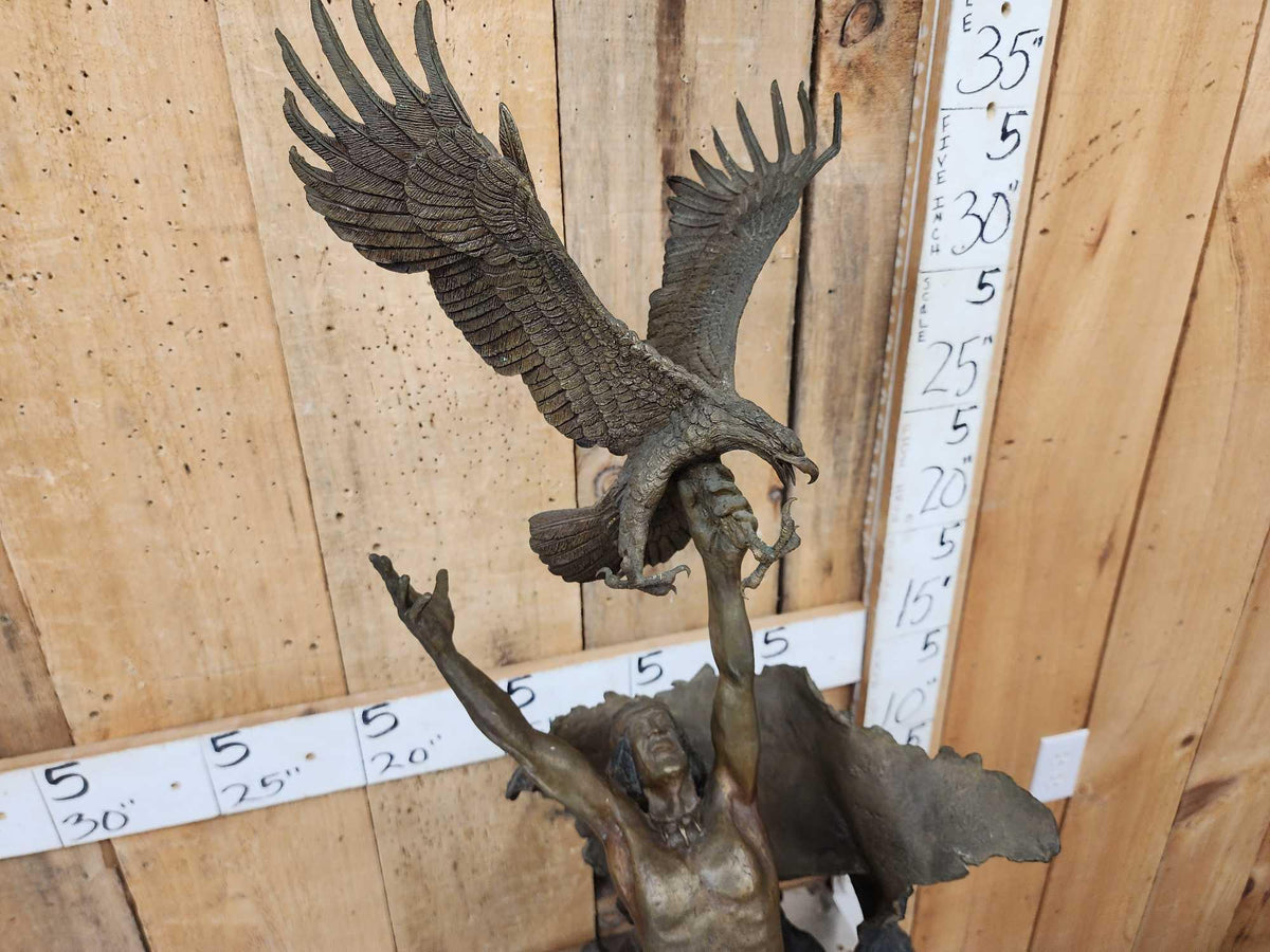 FH36U - William "Wally" Shoop Bronze " The Spirit " ( Eagle Catcher )