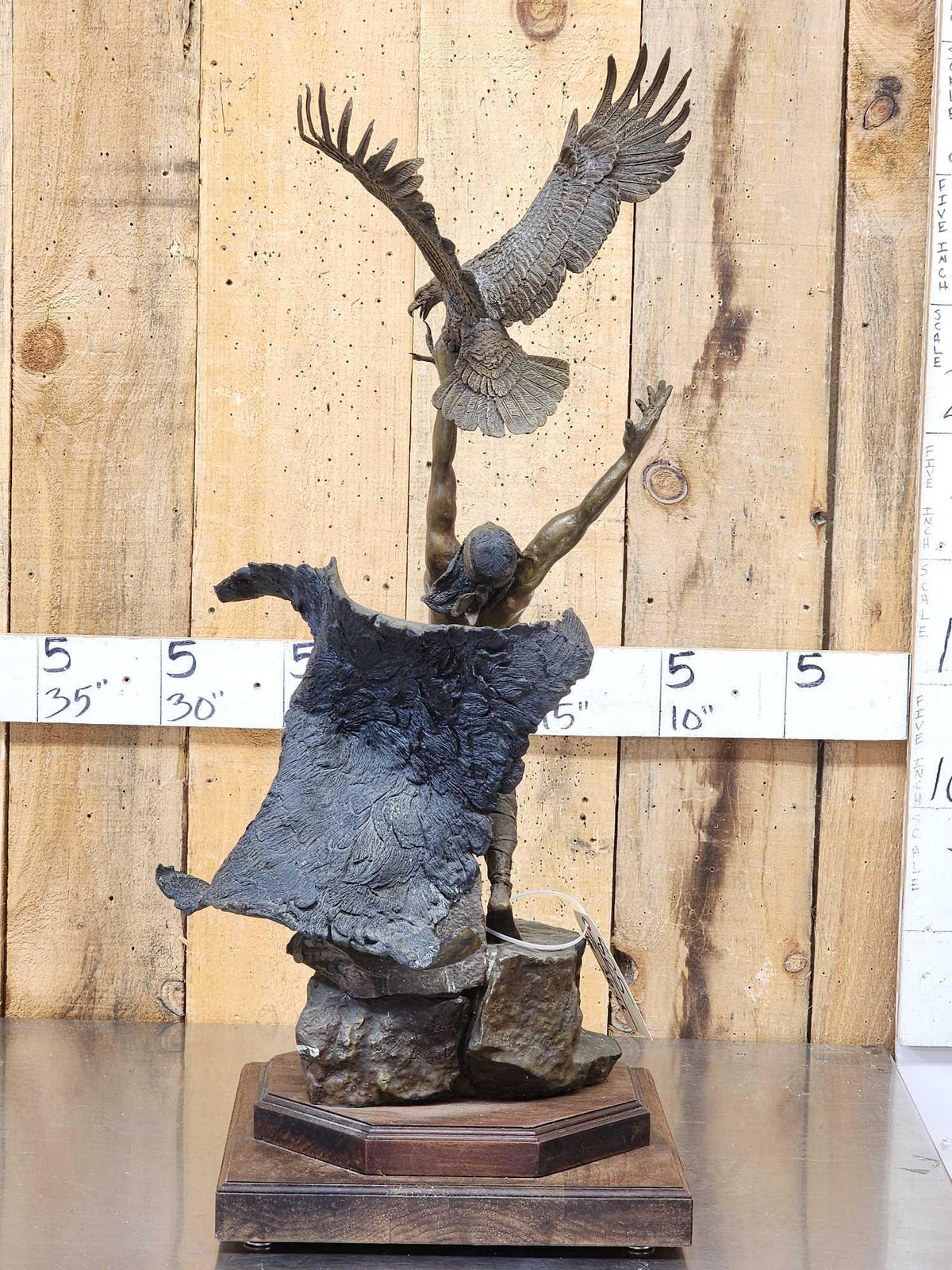 FH36U - William "Wally" Shoop Bronze " The Spirit " ( Eagle Catcher )