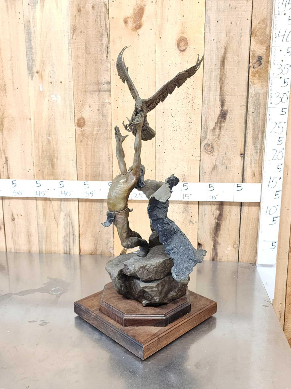 FH36U - William "Wally" Shoop Bronze " The Spirit " ( Eagle Catcher )