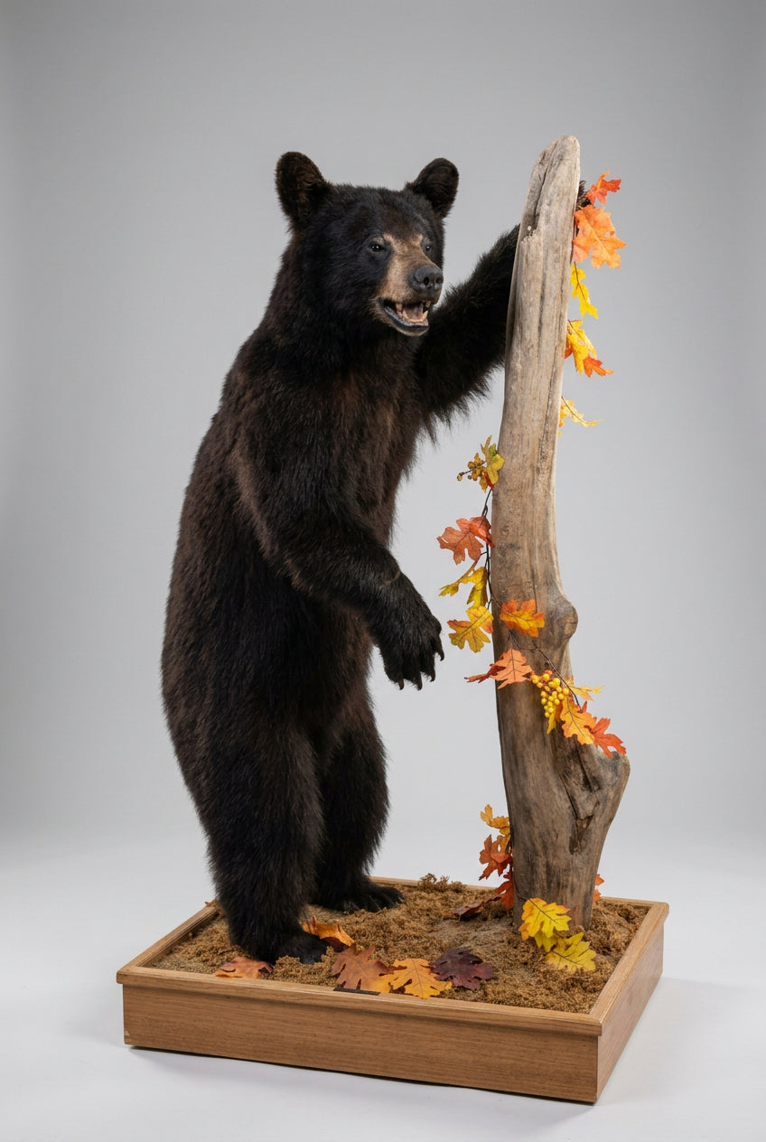 FH52c - Juvenile Black Bear Full Body Taxidermy Mount
