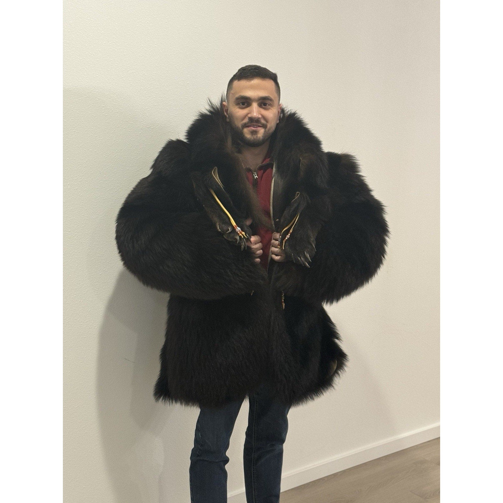 FHMGUl12 - Real Fur Coat Handmade Premium Fur
