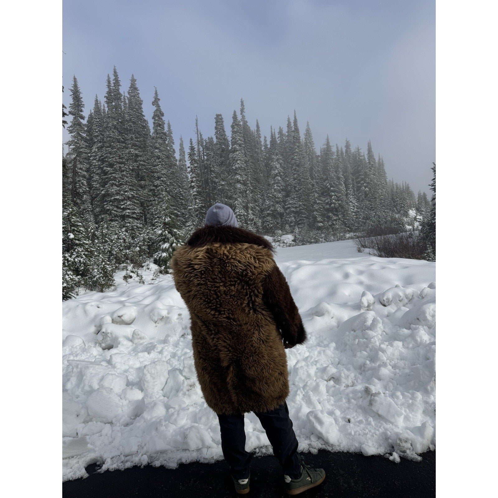 FHMG1 - Real bison Coat Handmade From Real bison