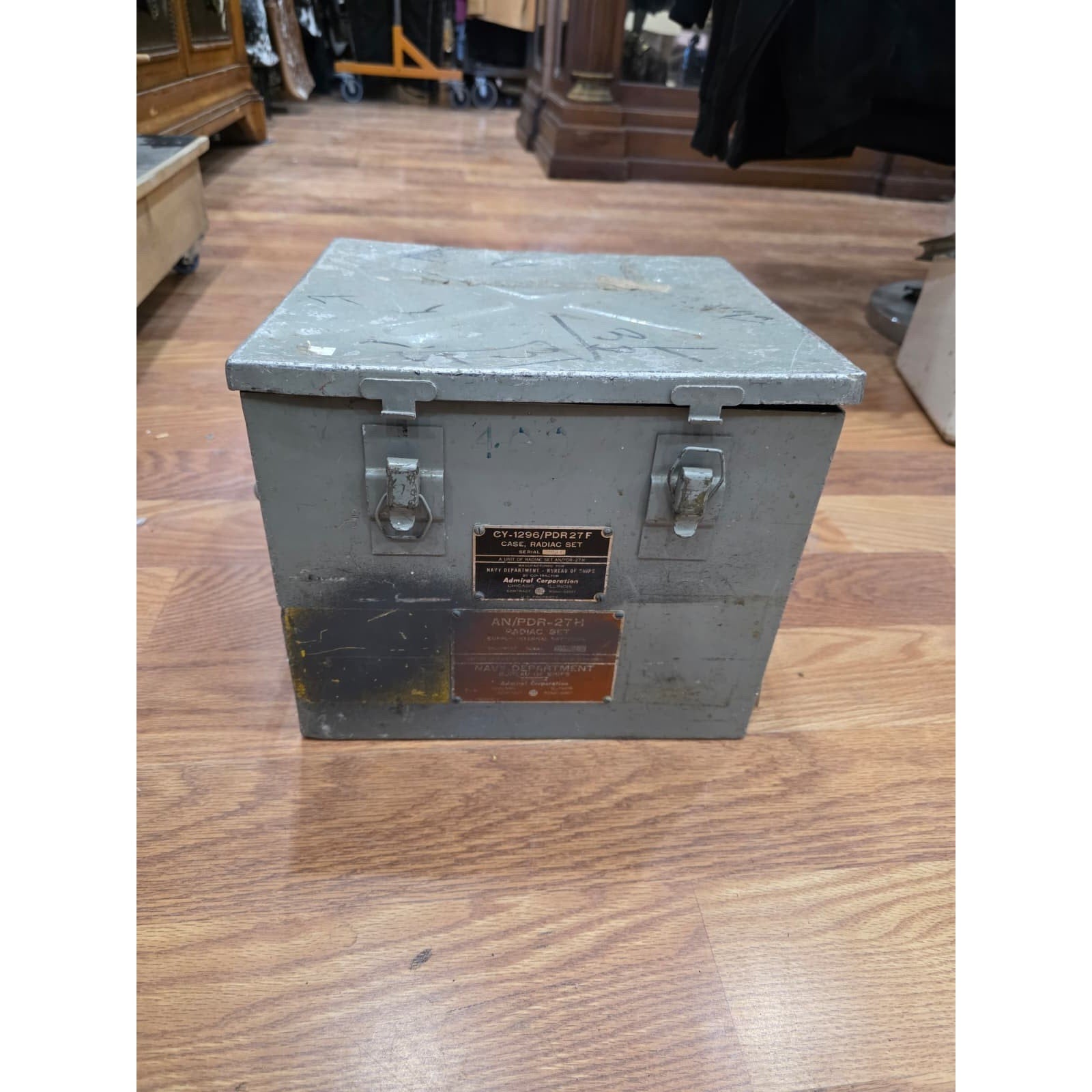 Fhaq5 - VTG CY-1296 / PDR-27F Navy Radiation Detector Set – Admiral Corp (Cased)