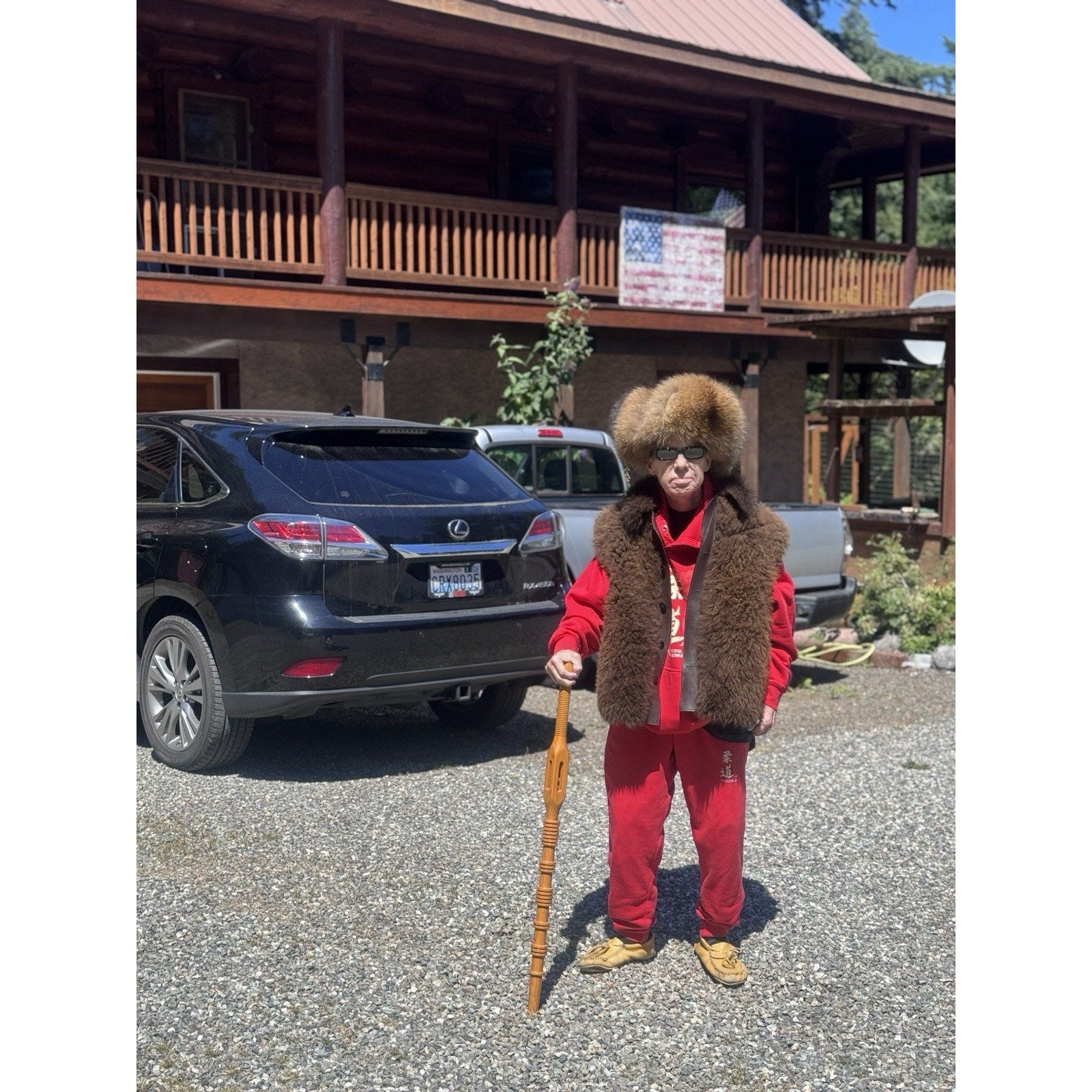 FHBV21 - Real bison / Buffalo Coat Vest Handmade From Real bison