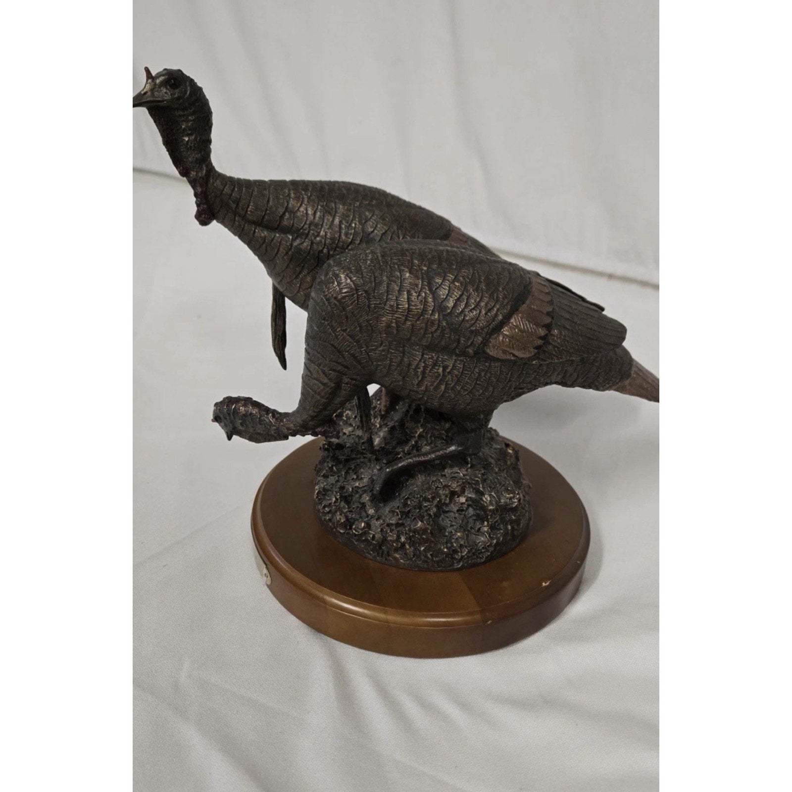 FHEB7493 - Big Sky Carvers “Double Take” Turkey Bronze Sculpture