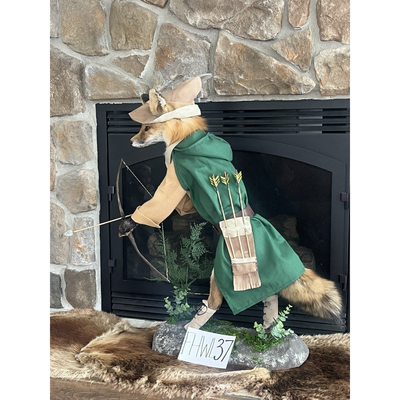 FHWL37 - Robinhood Red Fox Custom Made Taxidermy Mount