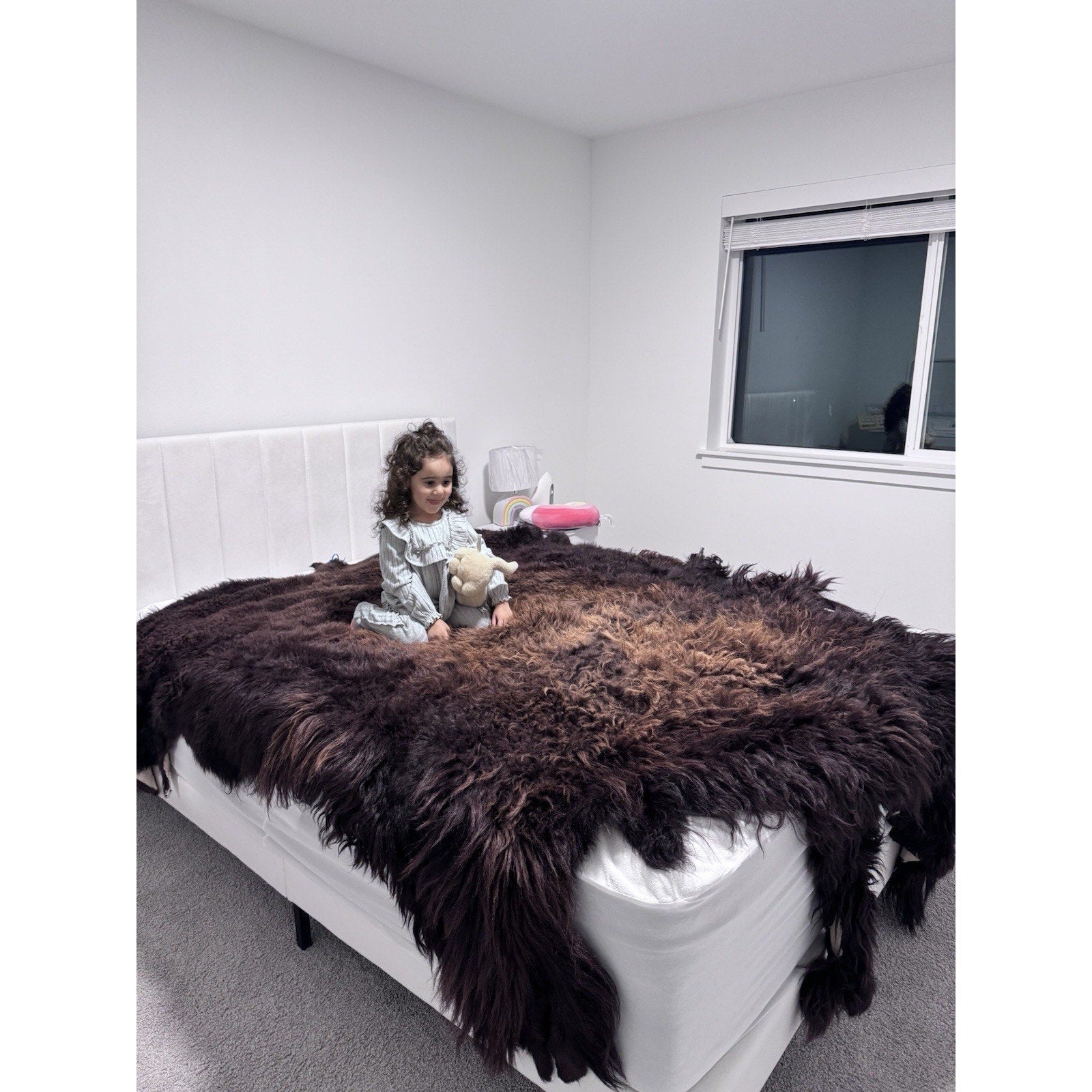 FHGUL1 - Premium Massive XXL bison Hide Rug Taxidermy Fur