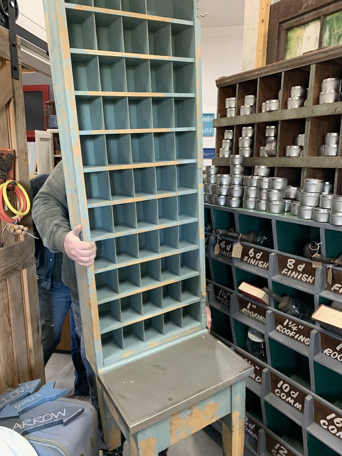 Vintage Official Post Office Mail Sorter Antique 1963