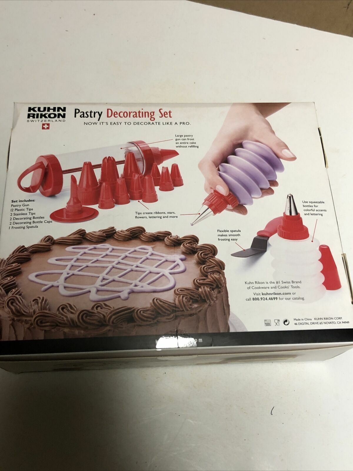 Kuhn Rikon Pastry Decorating Set and Accessories Switzerland New
