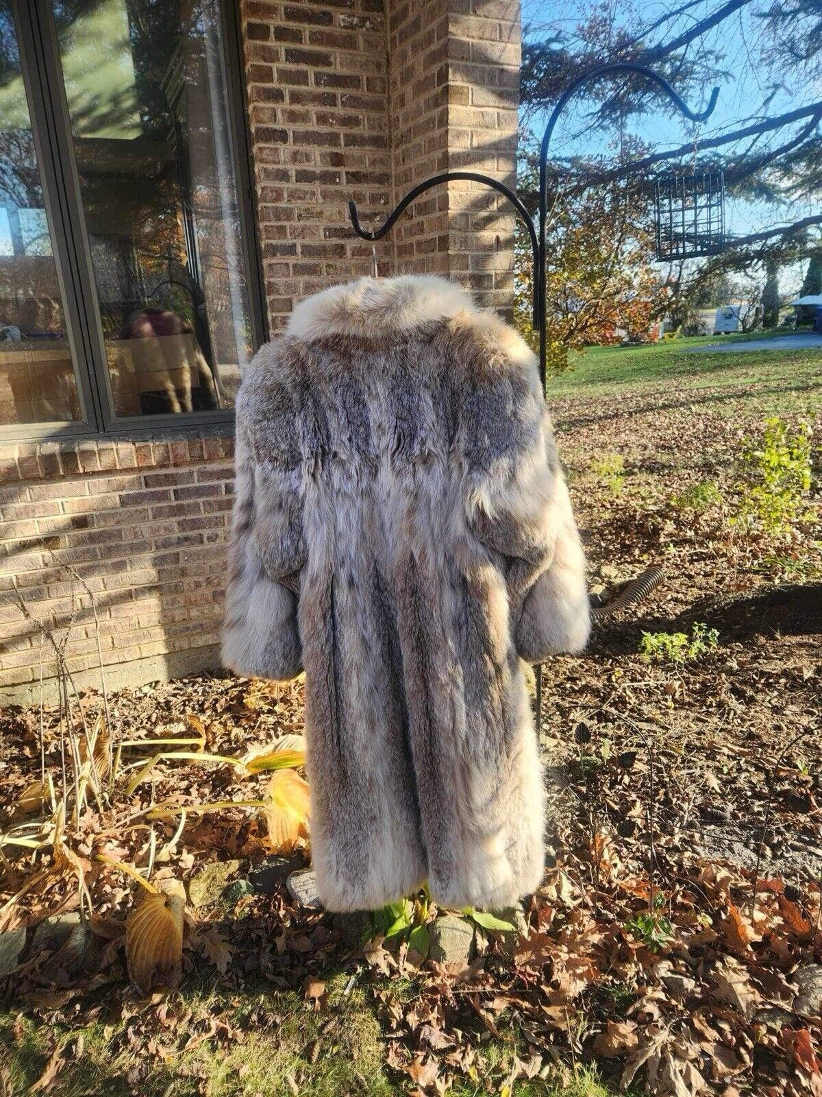 FH116-full-length lynx fur coat, excellent condition, elegant and beautiful