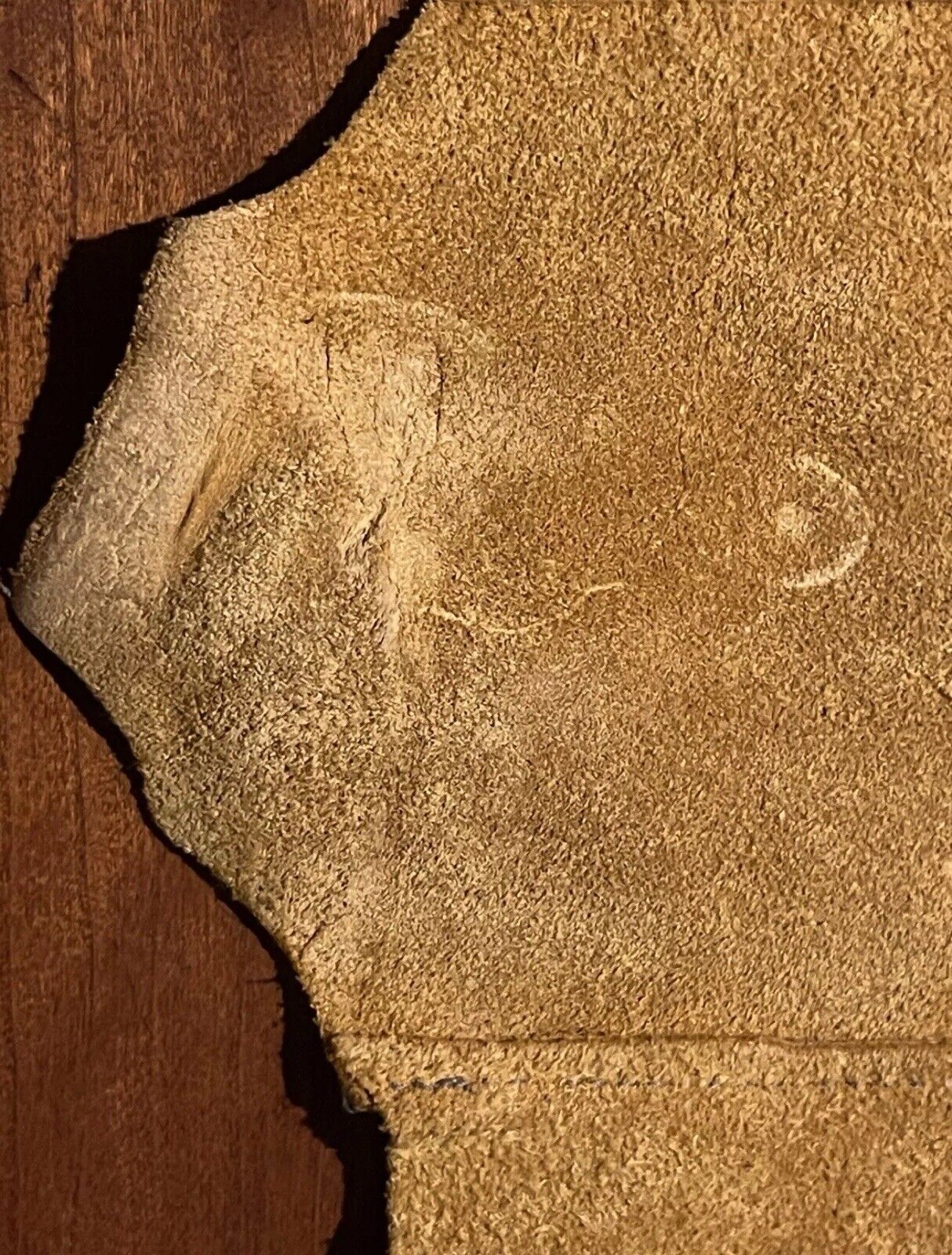 Hand Crafted XS Native American Soft Leather Fringe Beadwork Vest Antler Buttons