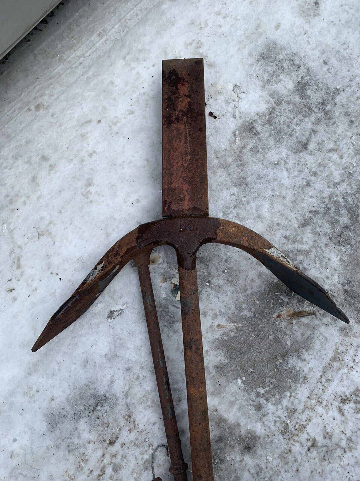 Very Old, very Large, very Heavy Original Antique Ship Anchor